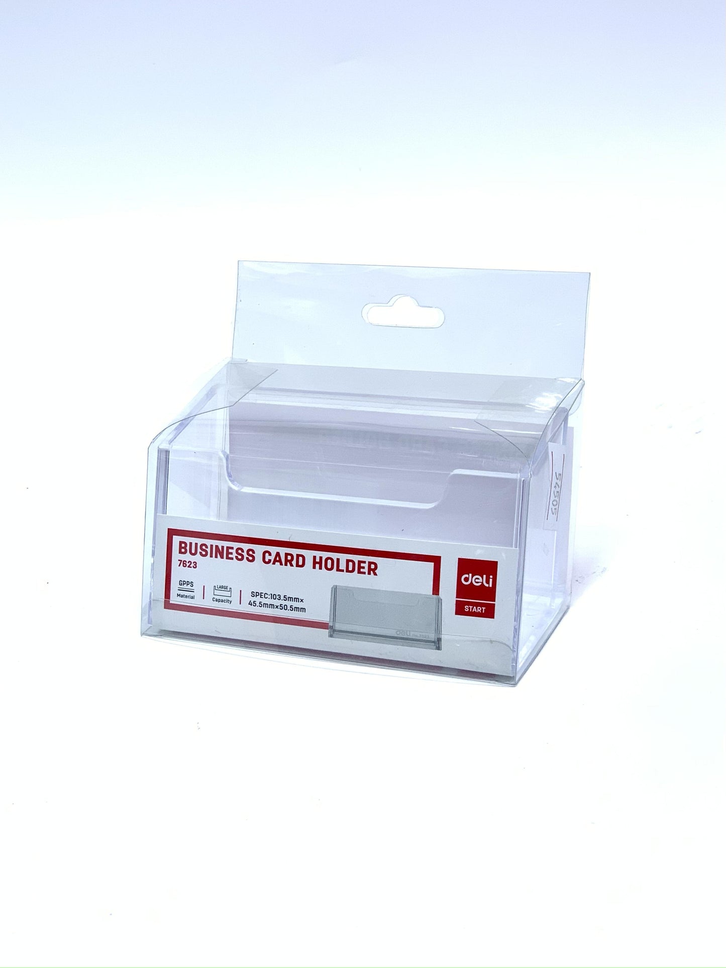Deli BUSiness Card Holder, Transparent