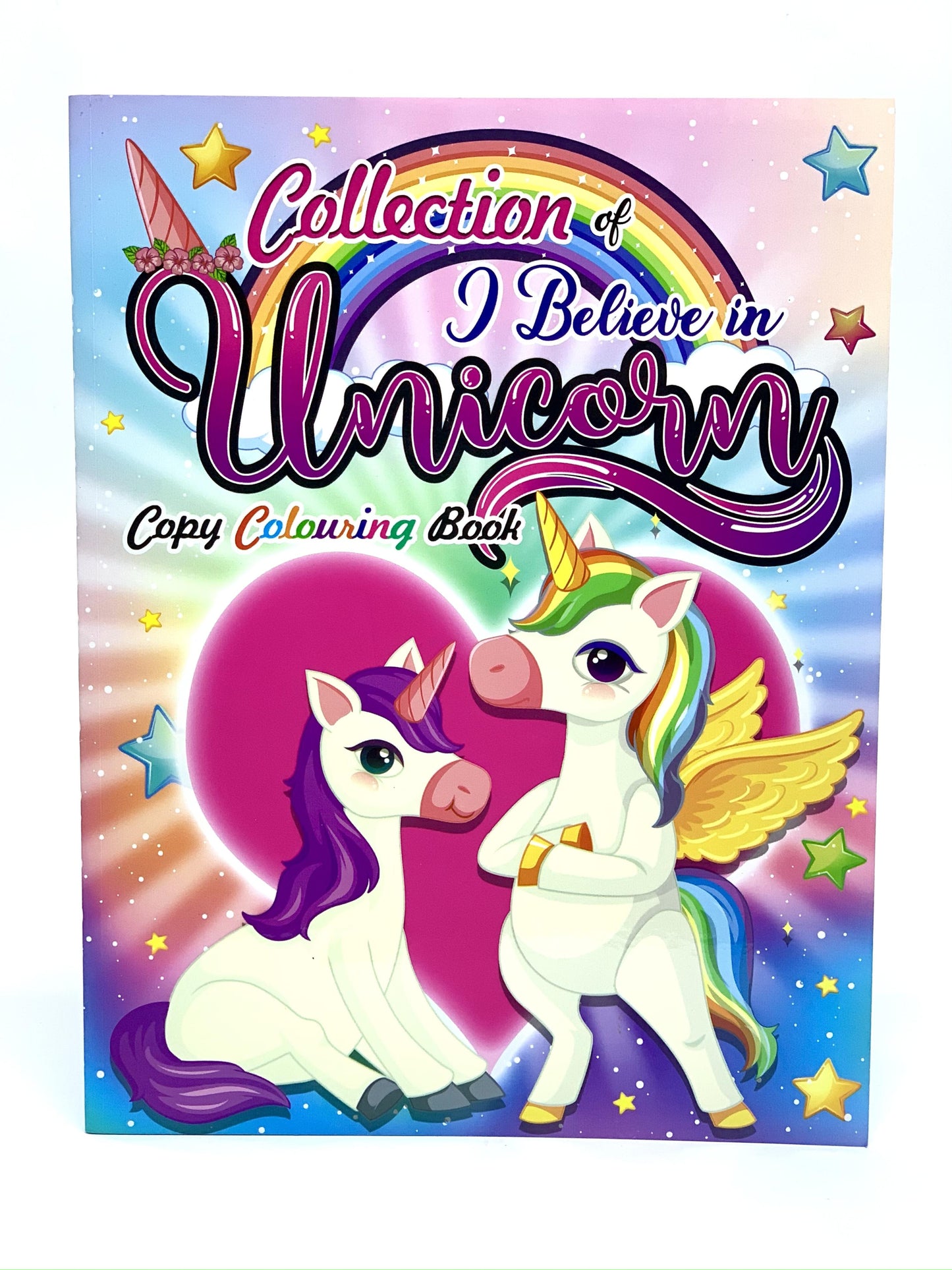 COLLECTION OF I BELIVE IN UNICORN COPY COLOURING BOOK