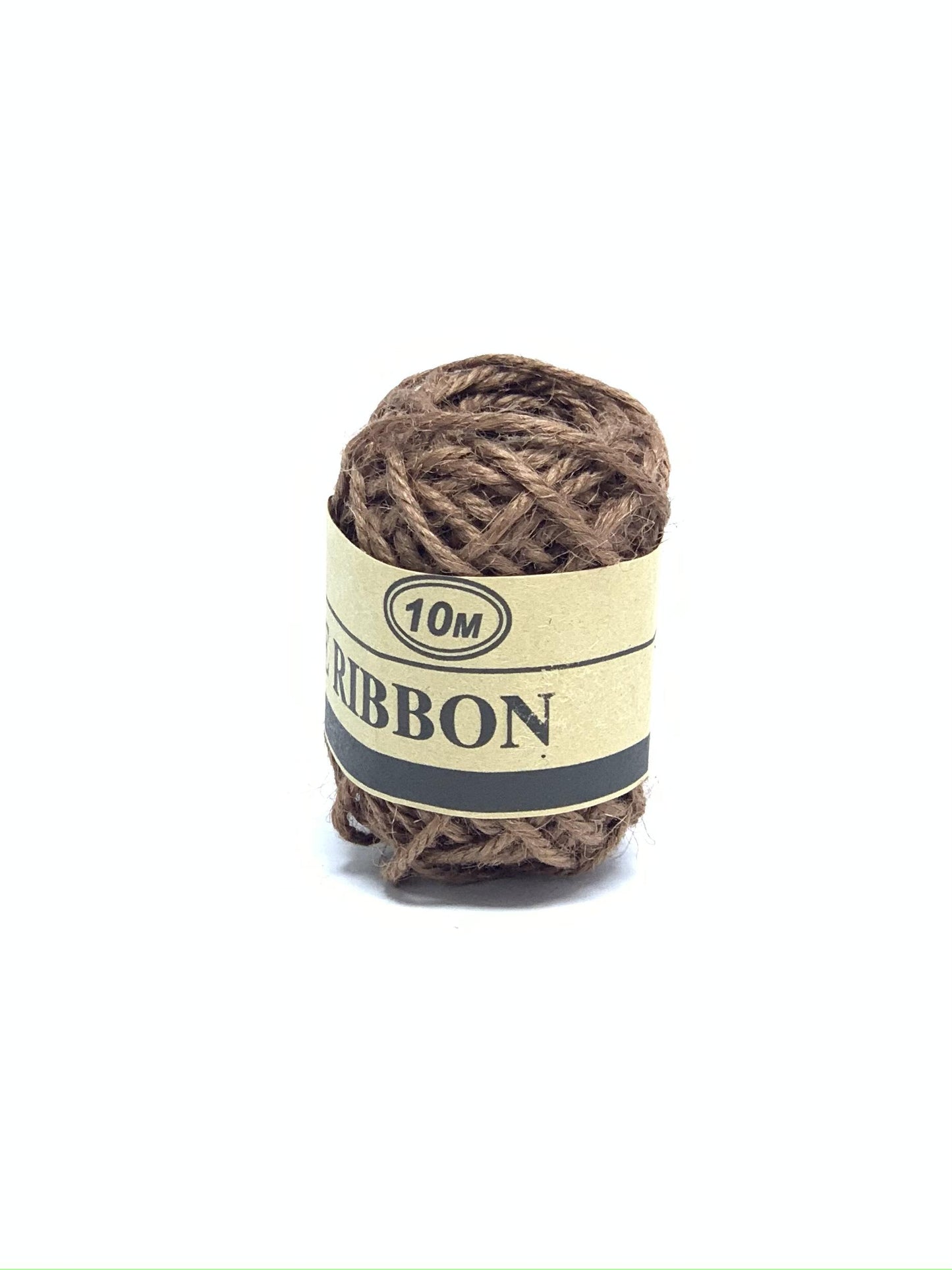 JUTE RIBBON BROWN 10M