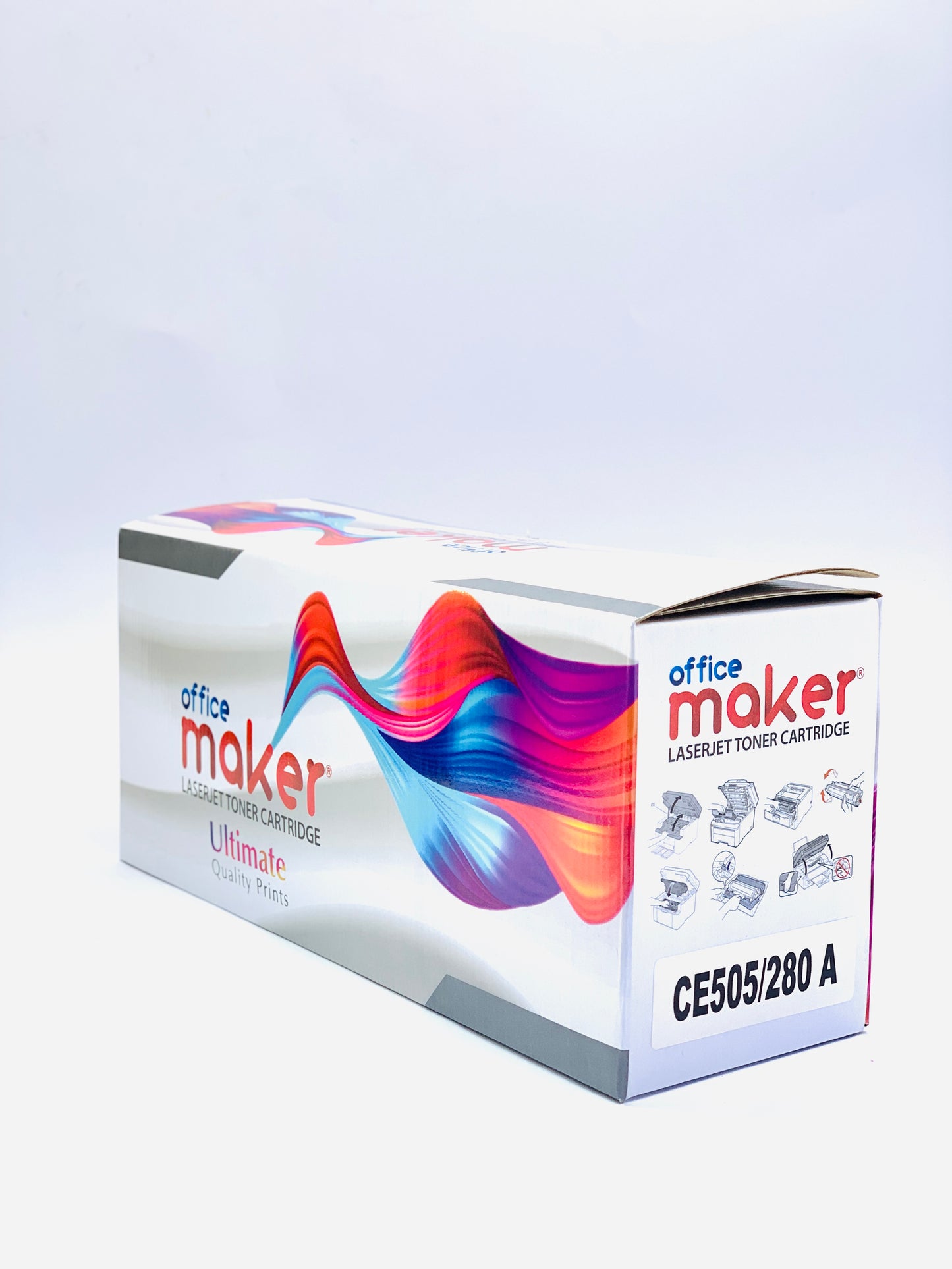 OFFICE MAKER LASER JET TONER CARTRIDGE CE 505/280A BLACK