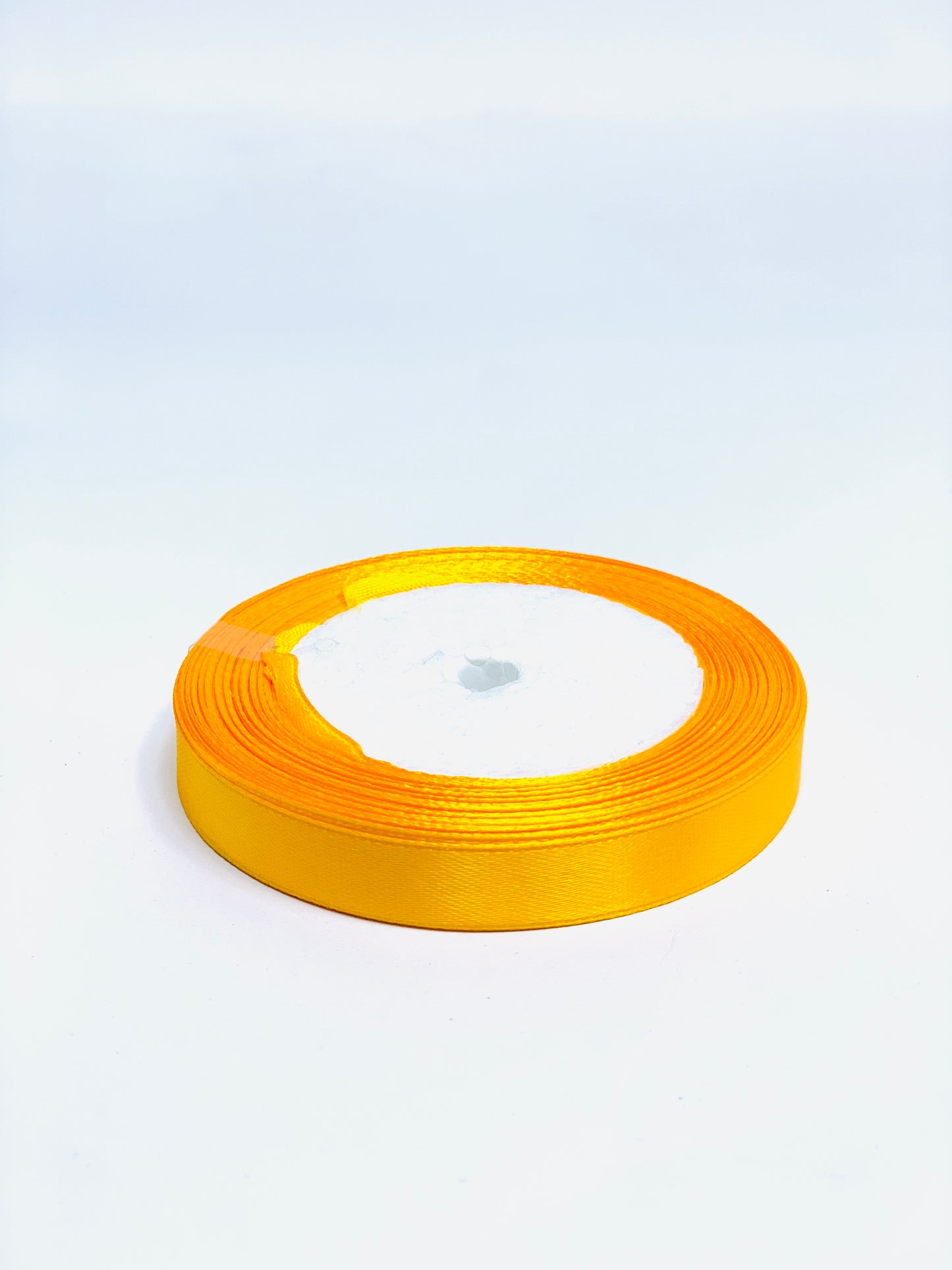 LIGHT ORANGE RIBBON 1 CM 25 YDS