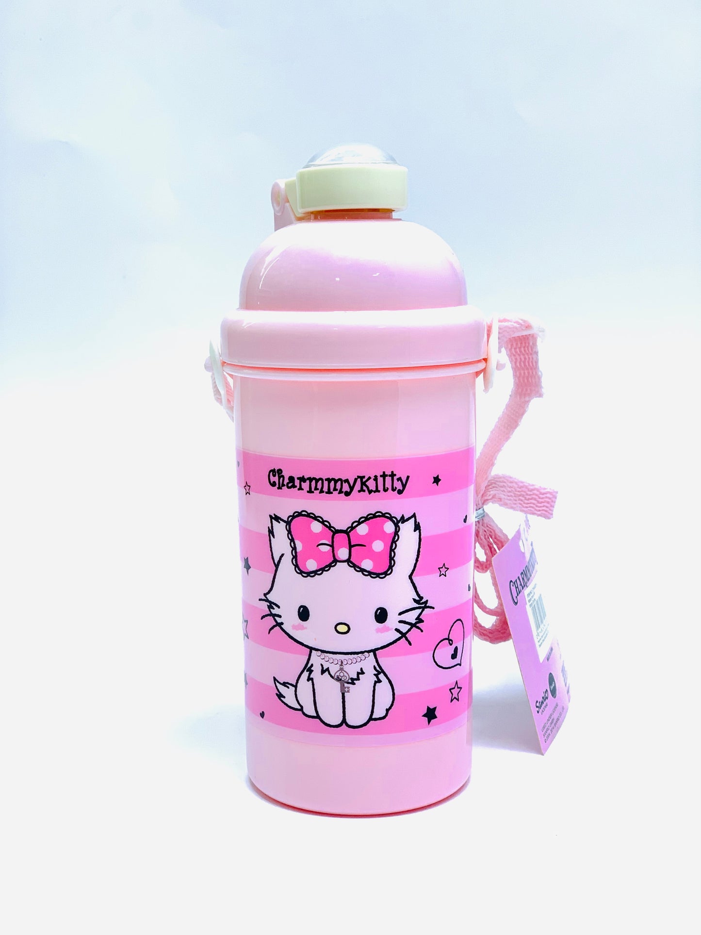 CHARMMYKITTY PLASTIC WATER BOTTLE