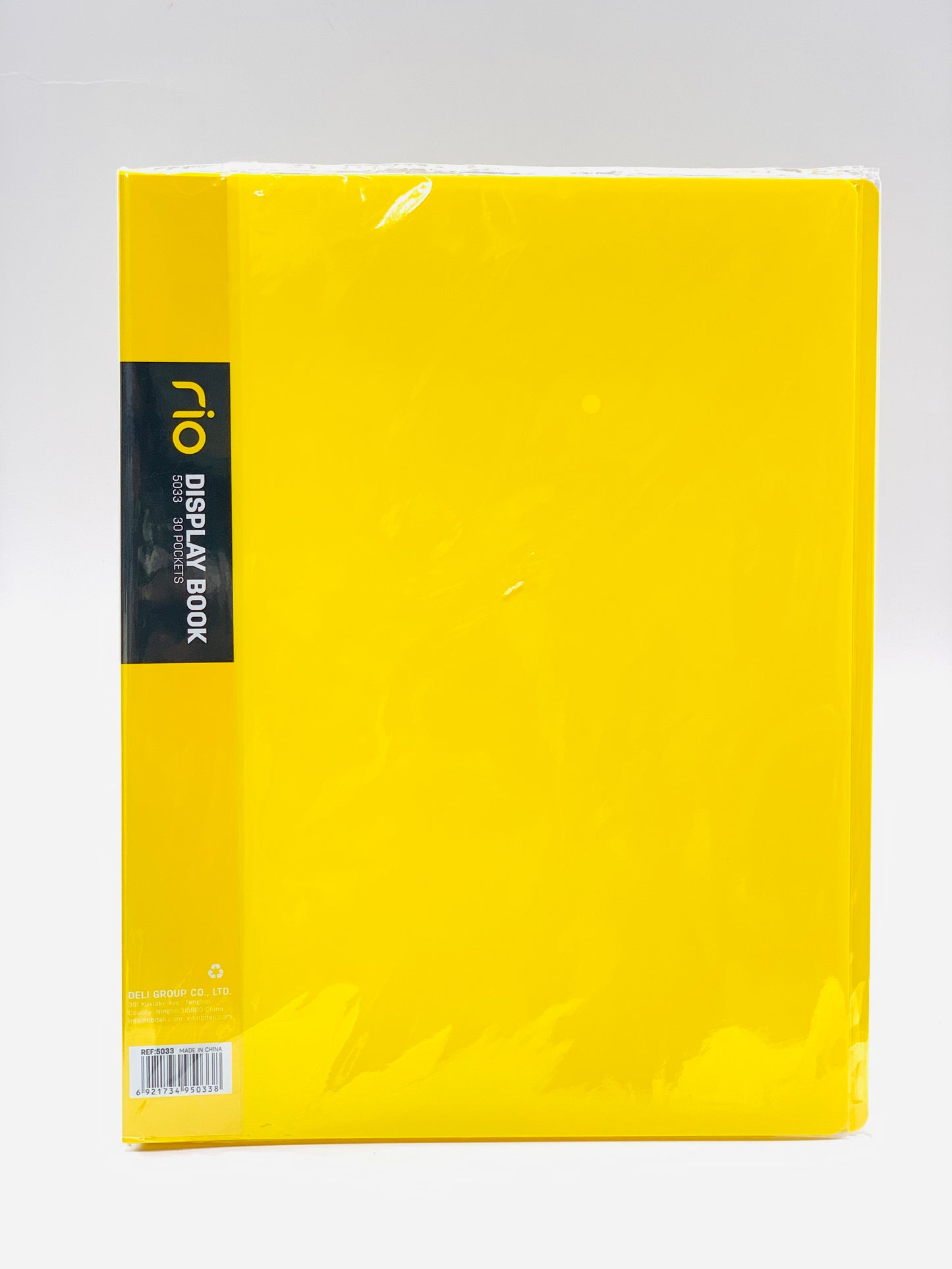 A4 CLEAR VIEW 40 POCKET DISPALY BOOK YELLOW COLOR