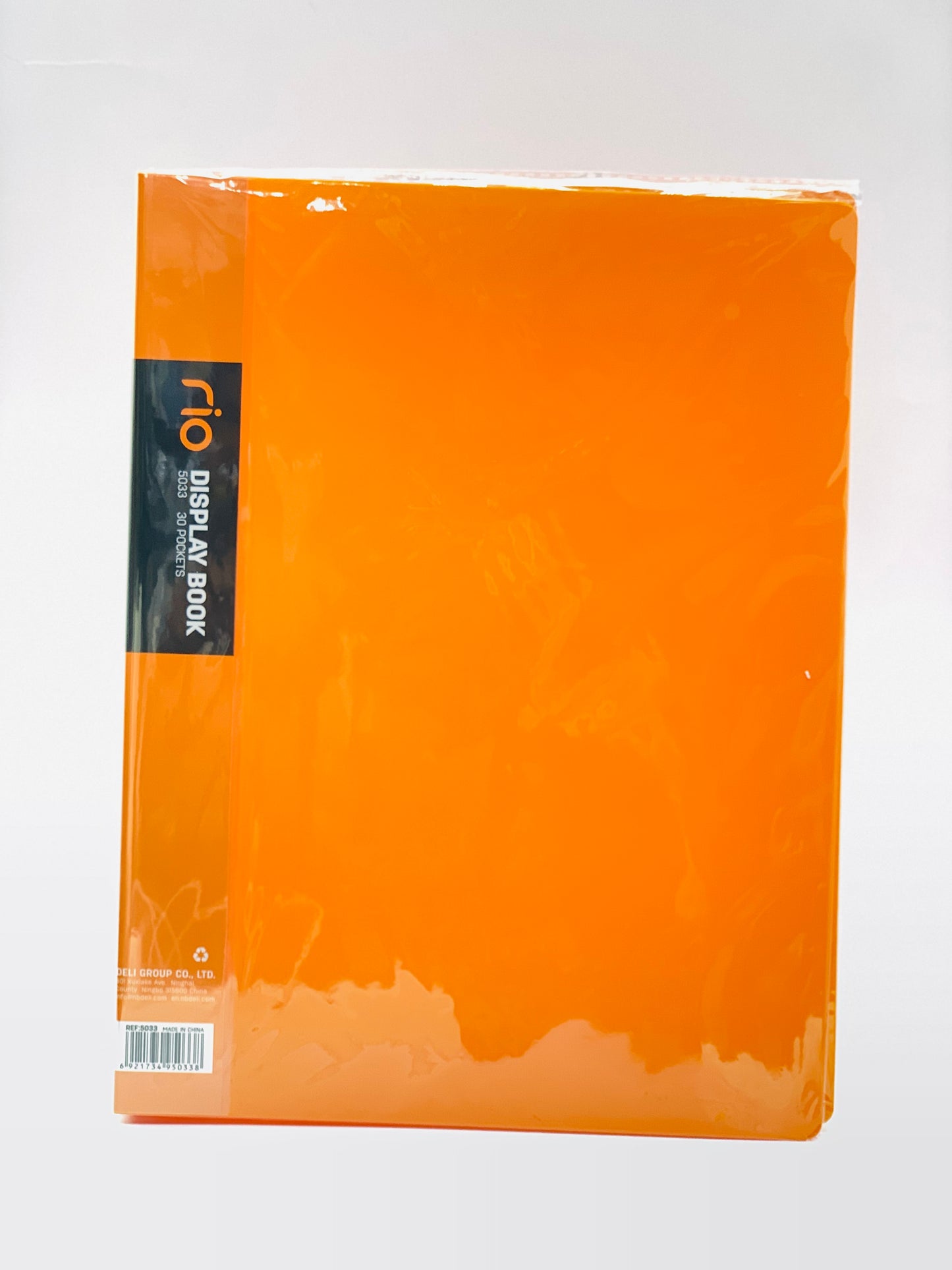 A4 CLEAR VIEW 30 POCKET DISPALY BOOK ORANGE COLOR