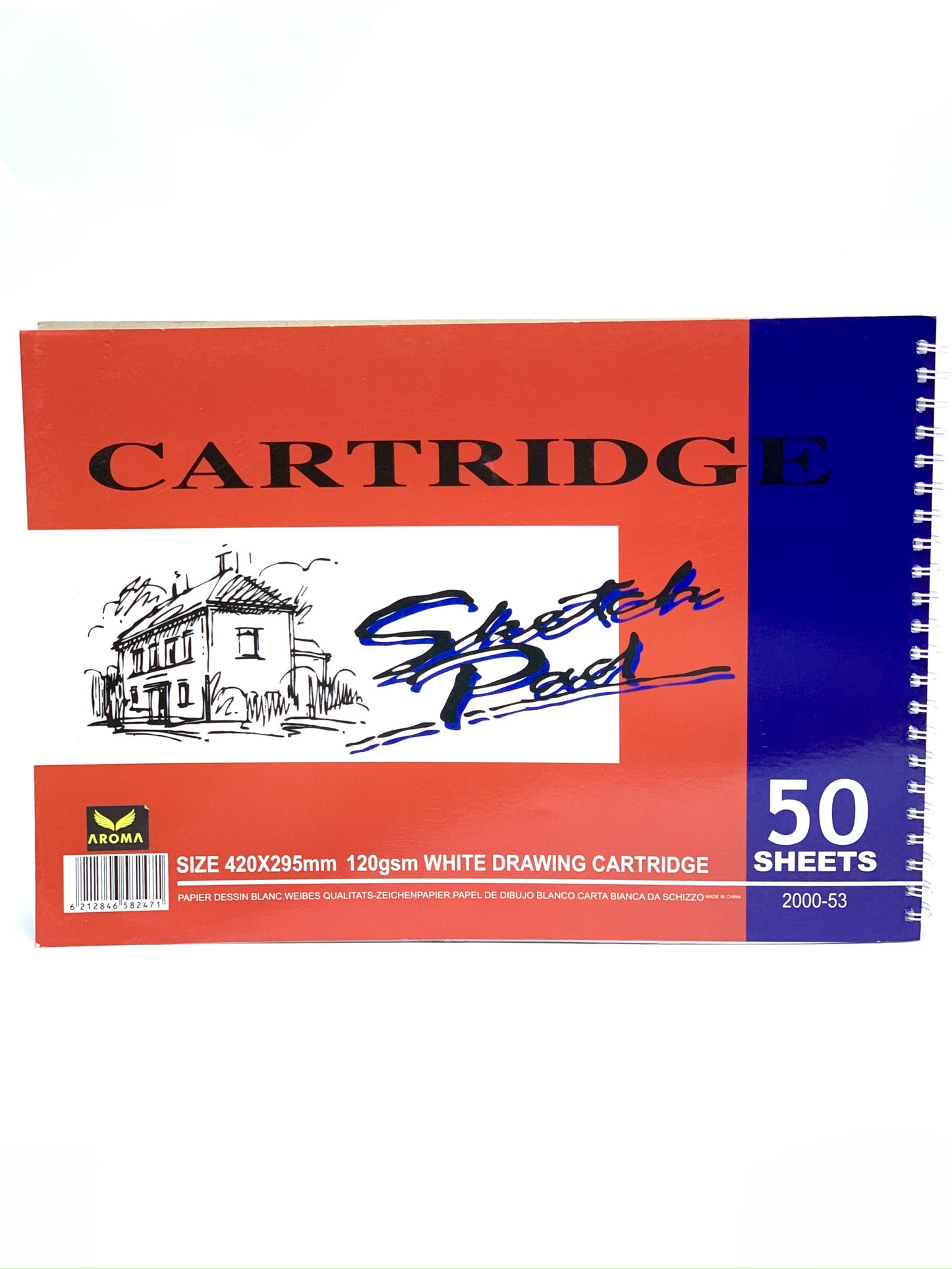 AROMA CARTRIDG A3 SKETCH PAD 50 SHEETS 120 GSM 420X295MM