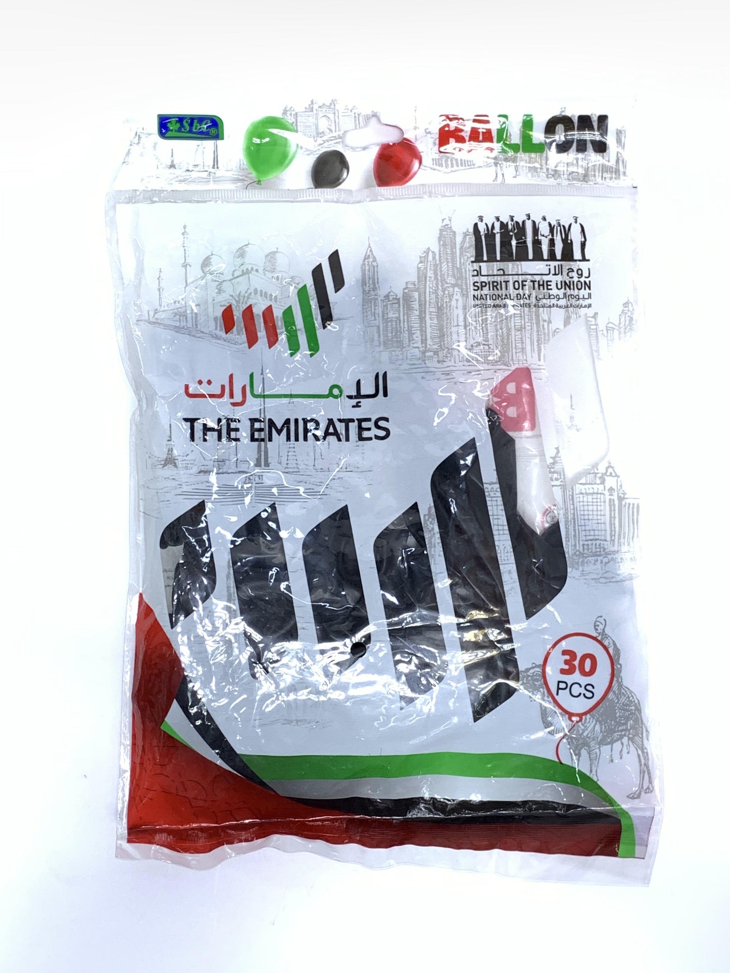 SBC BLACK BALLOONS 30 PCS