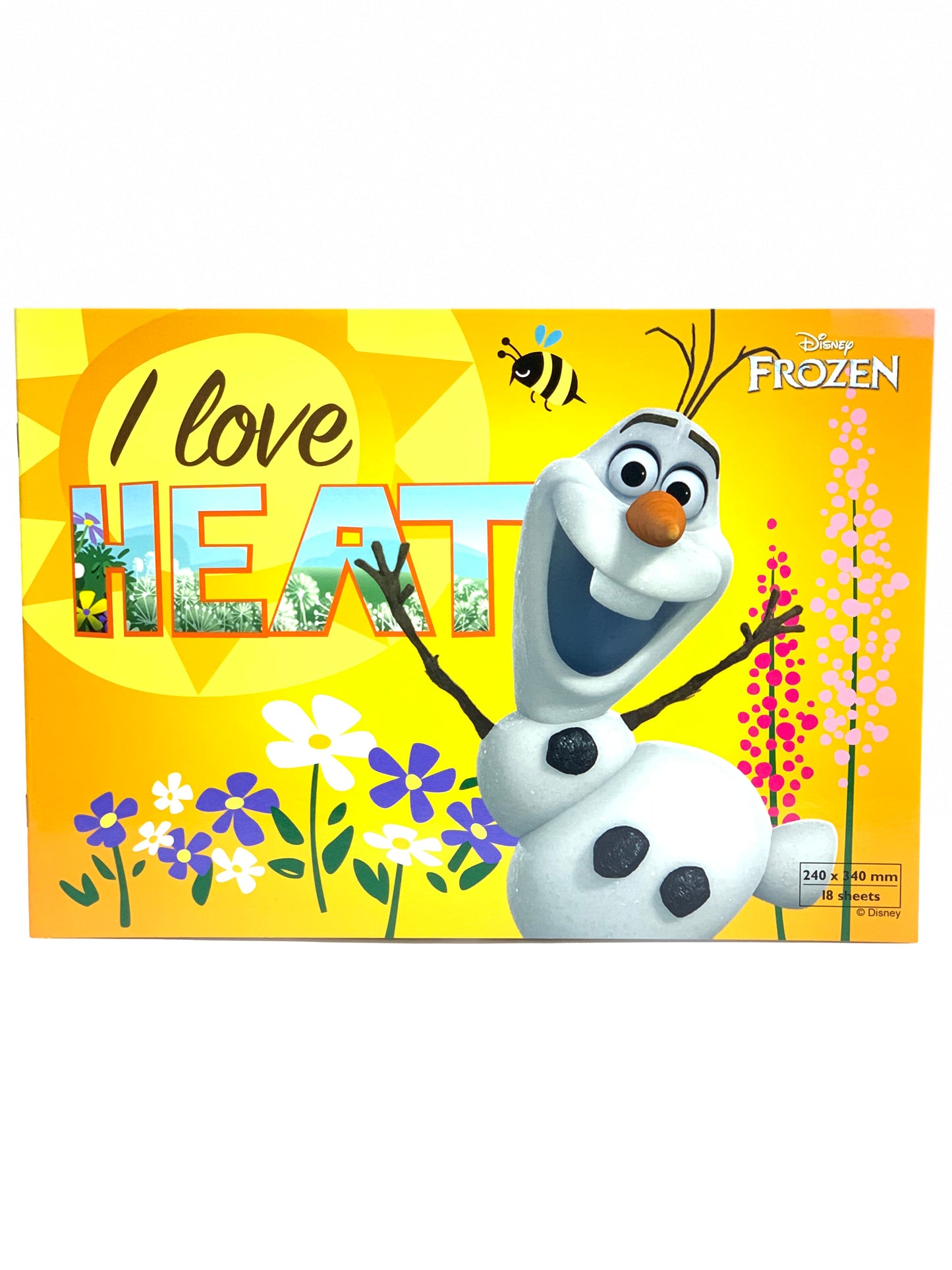 FROZEN ILOVE HEAT B4 SKETCH BOOK 240X340 18 SHEETS