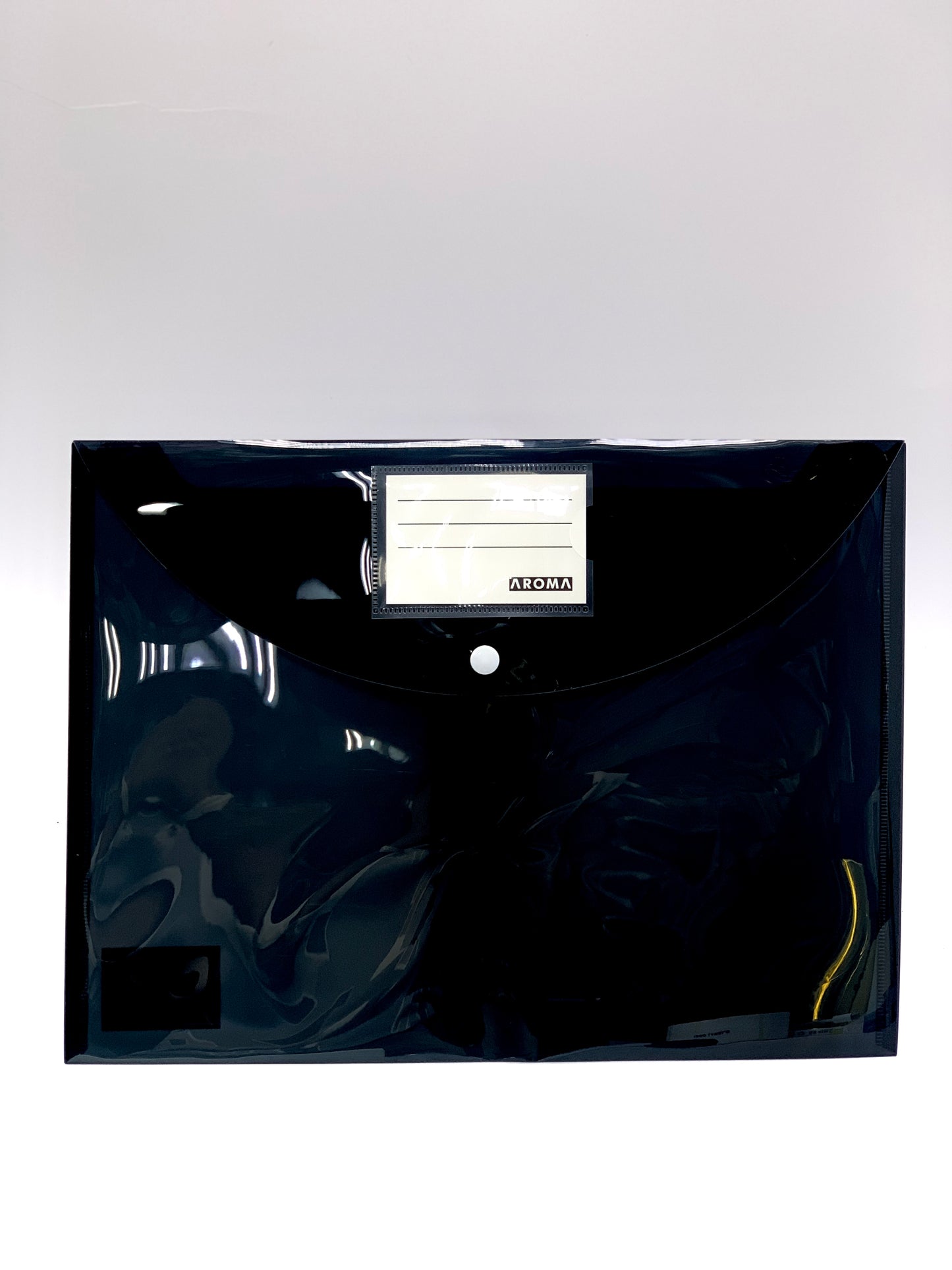 Plastic Envelopes,Waterproof Black Project Envelope Folder, A4 Letter Size