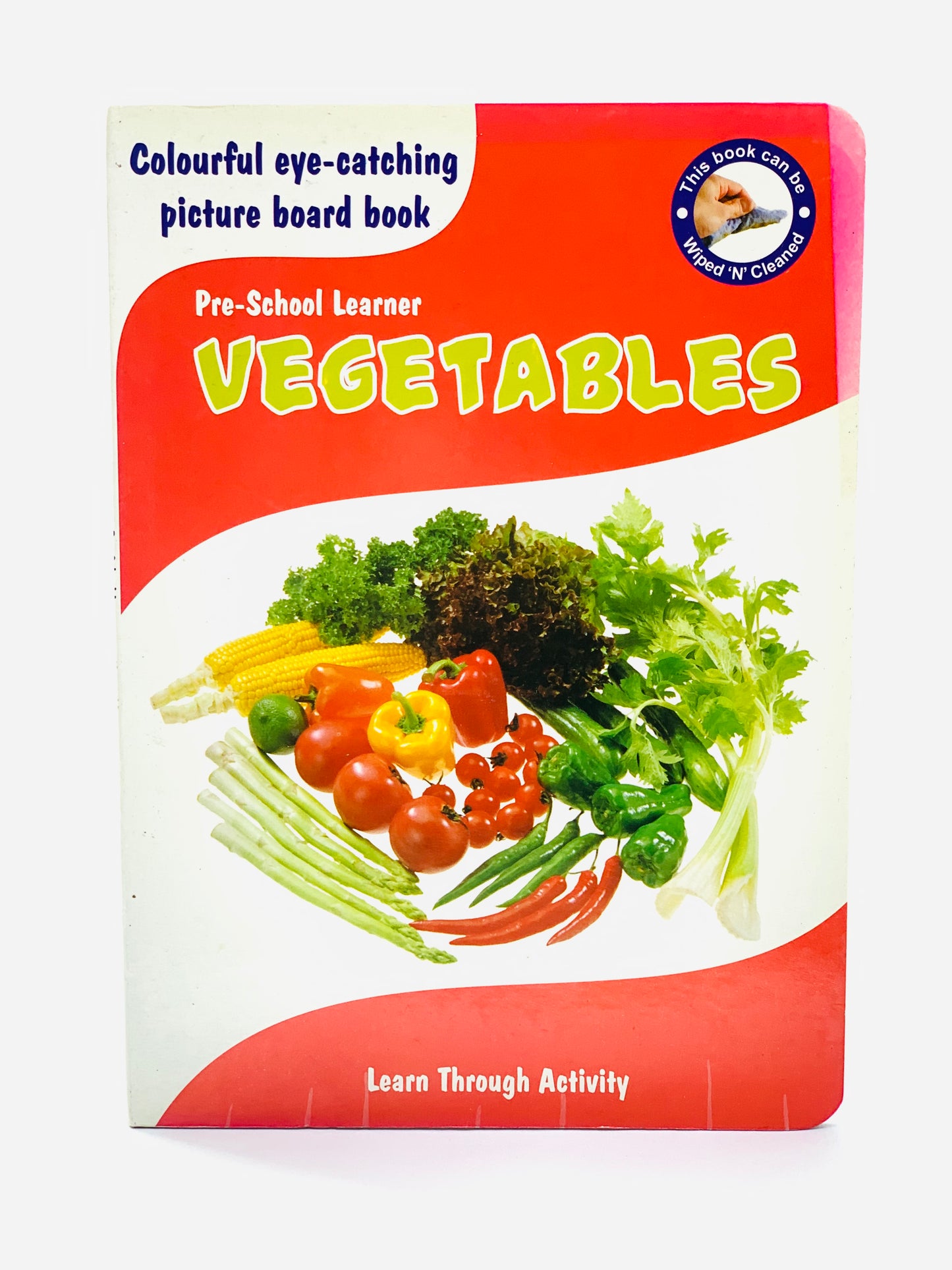 PRE SCHOOL LEARNER VEGETABLES BOOK