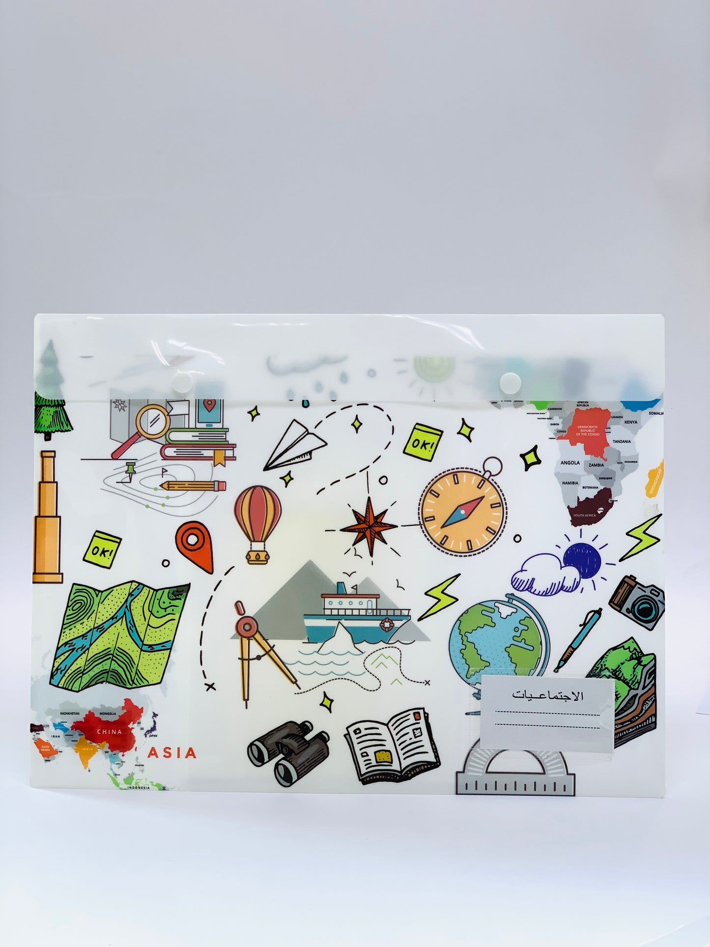 PLASTIC FILE ENVELOPE DESIGN COVER