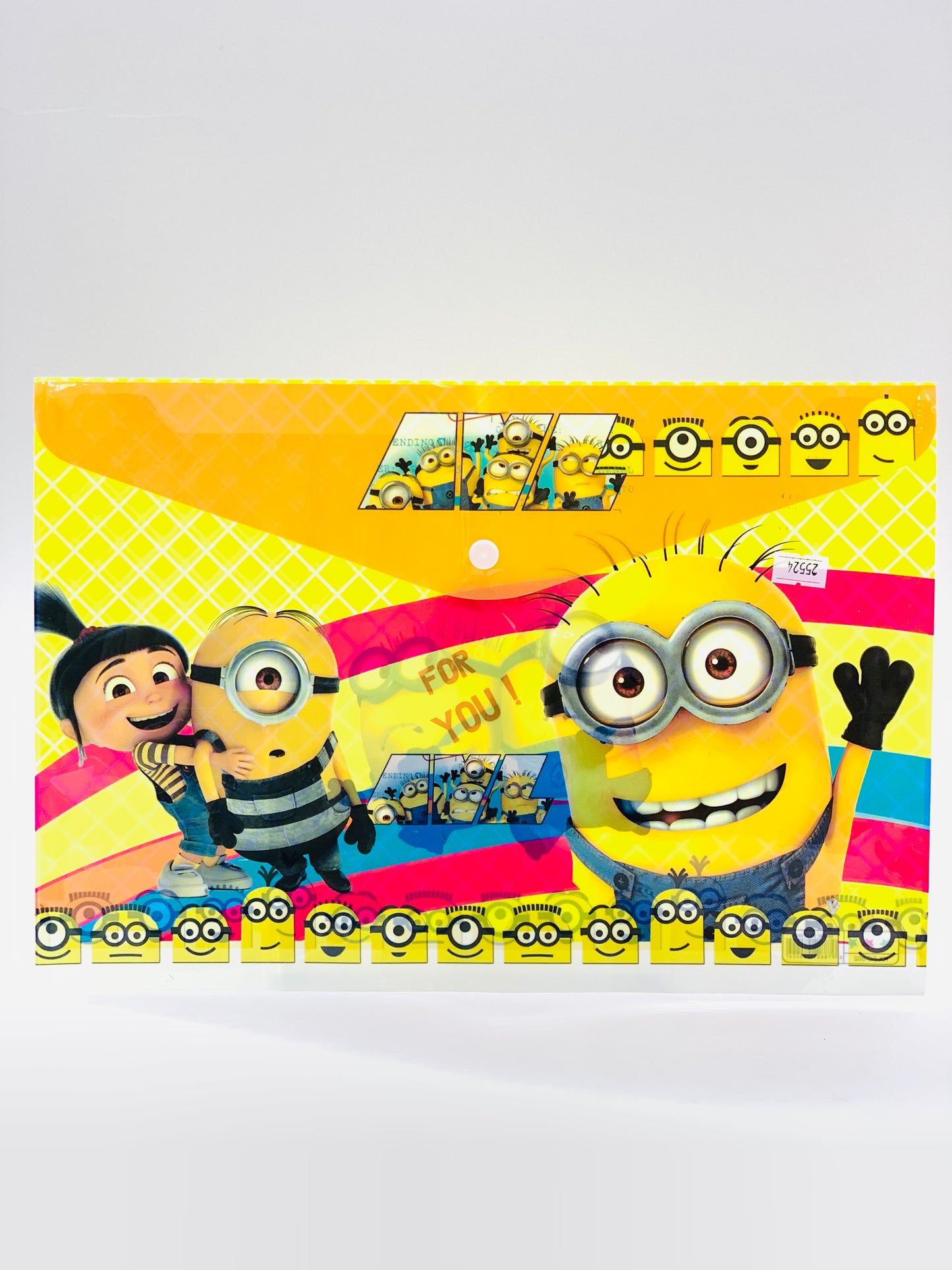 PLASTIC FILE ENVELOPE CARTOON DESIGN COVER