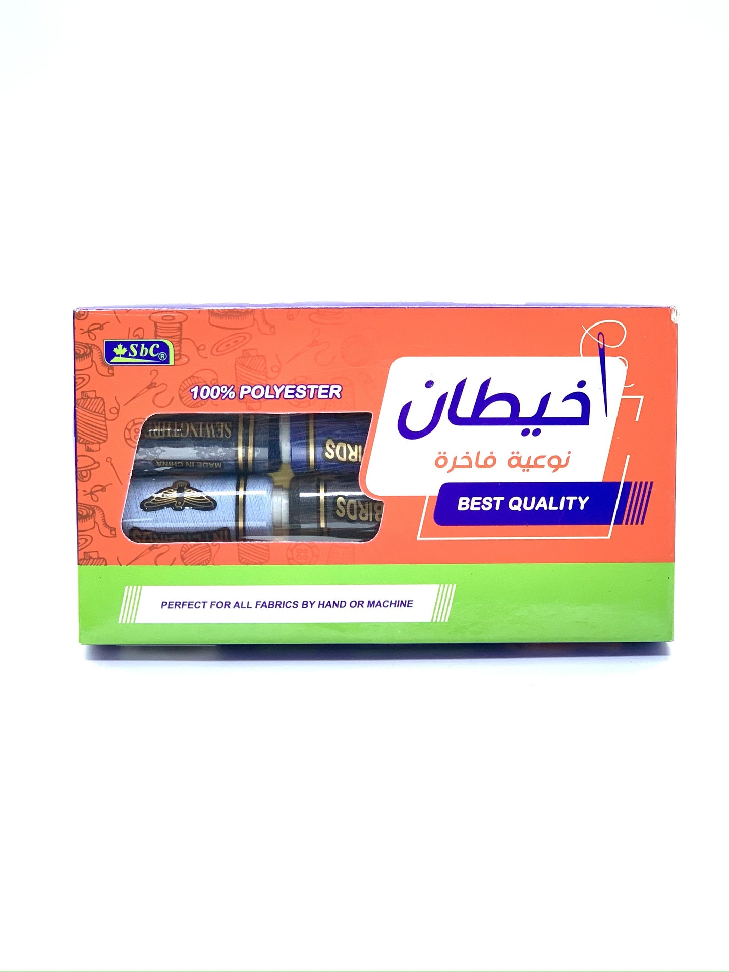 SBC MOULI COLOR THREAD 100% POLYESTER BEST QUALITY 12 PCS