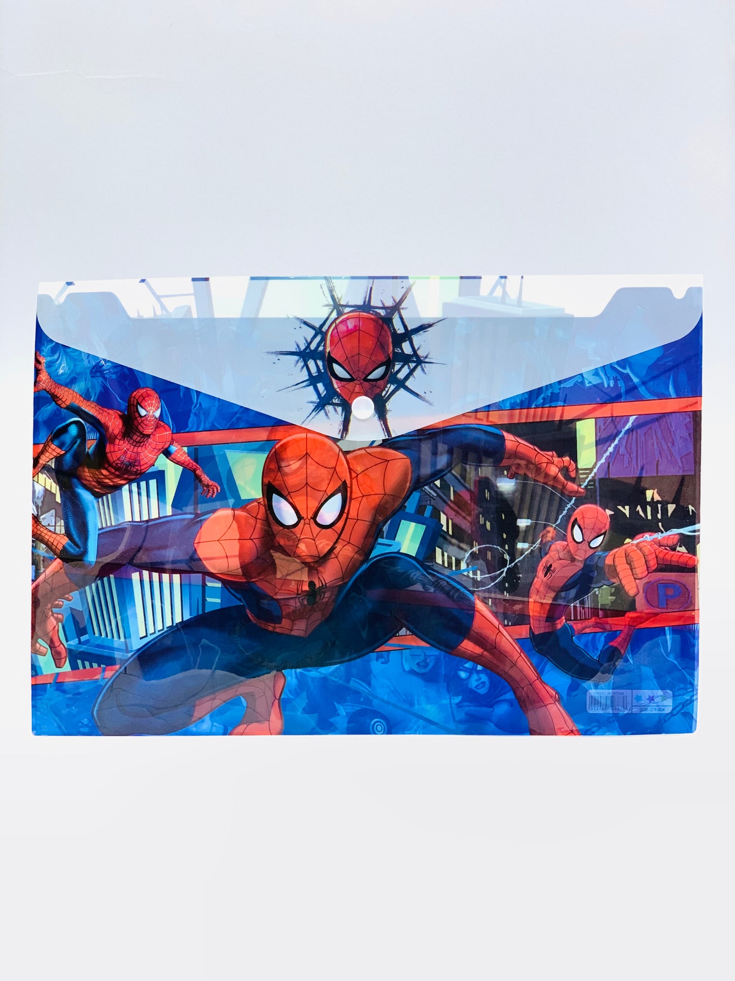 PLASTIC FILE ENVELOPE SPIDER MAN DESIGN COVER
