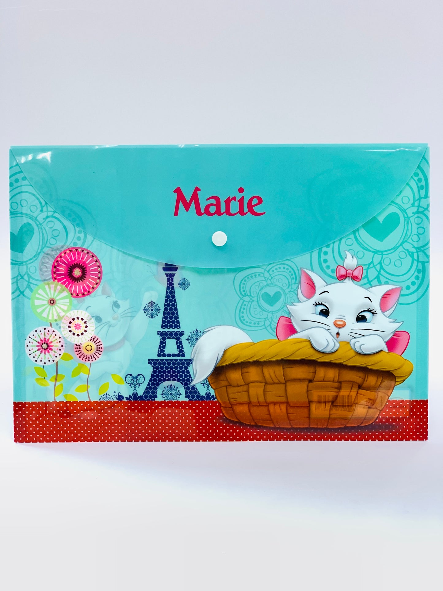 PLASTIC FILE ENVELOPE CAT DESIGN COVER