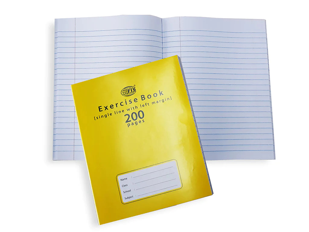 NoteBook 200pgs Single Line With Left Margin