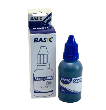 حبر لوحة الطوابع الأساسية أزرق 30 مل