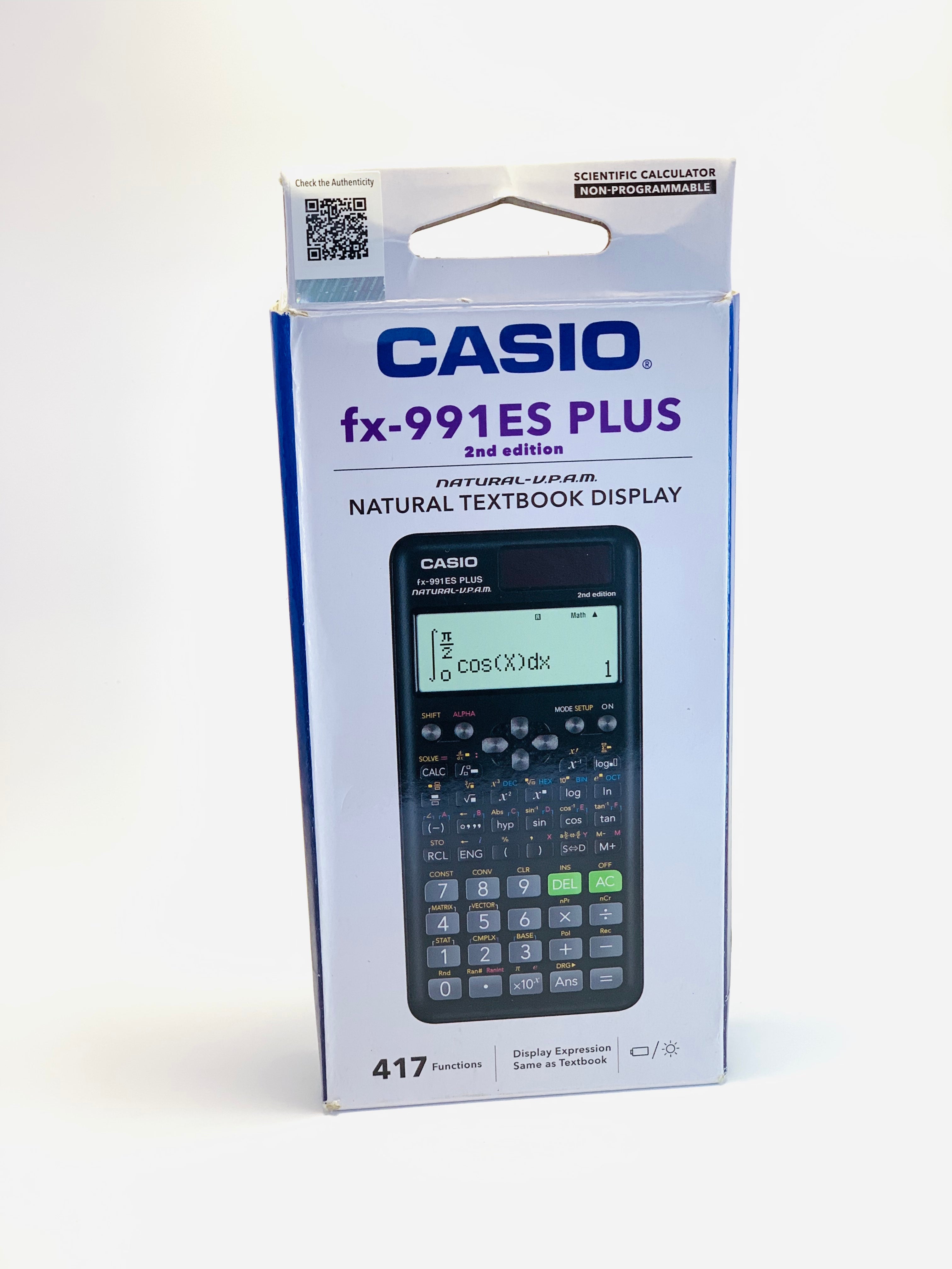 Casio fx-991es plus 2nd edition 417 functions Scientific Calculator – AL NAHAR STATIONERY Casio fx-991es plus 2nd edition 417 functions Scientific Calculator – AL NAHAR STATIONERY
