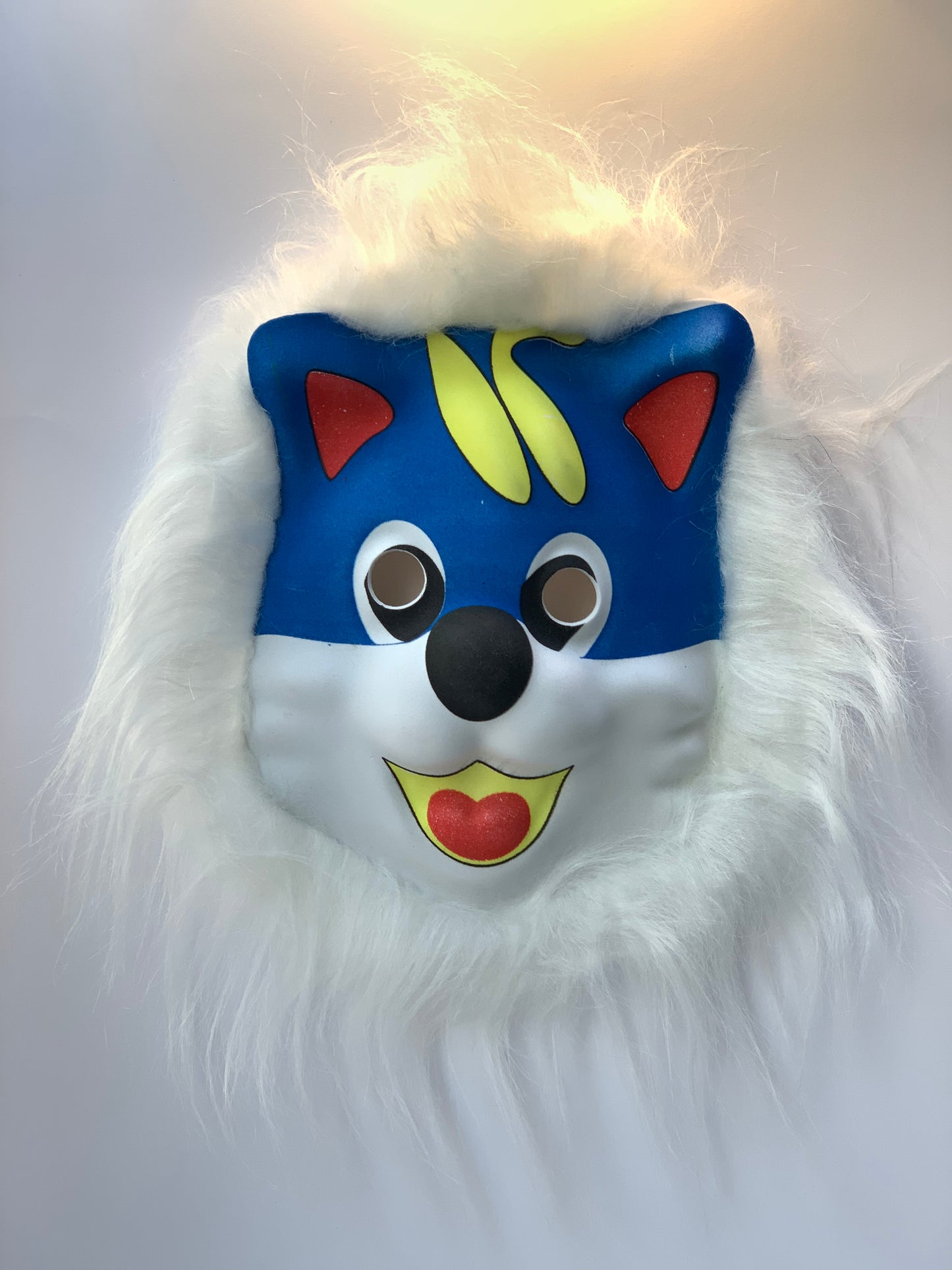 CAT COLOR MASK WITH HAIR FOR KIDS