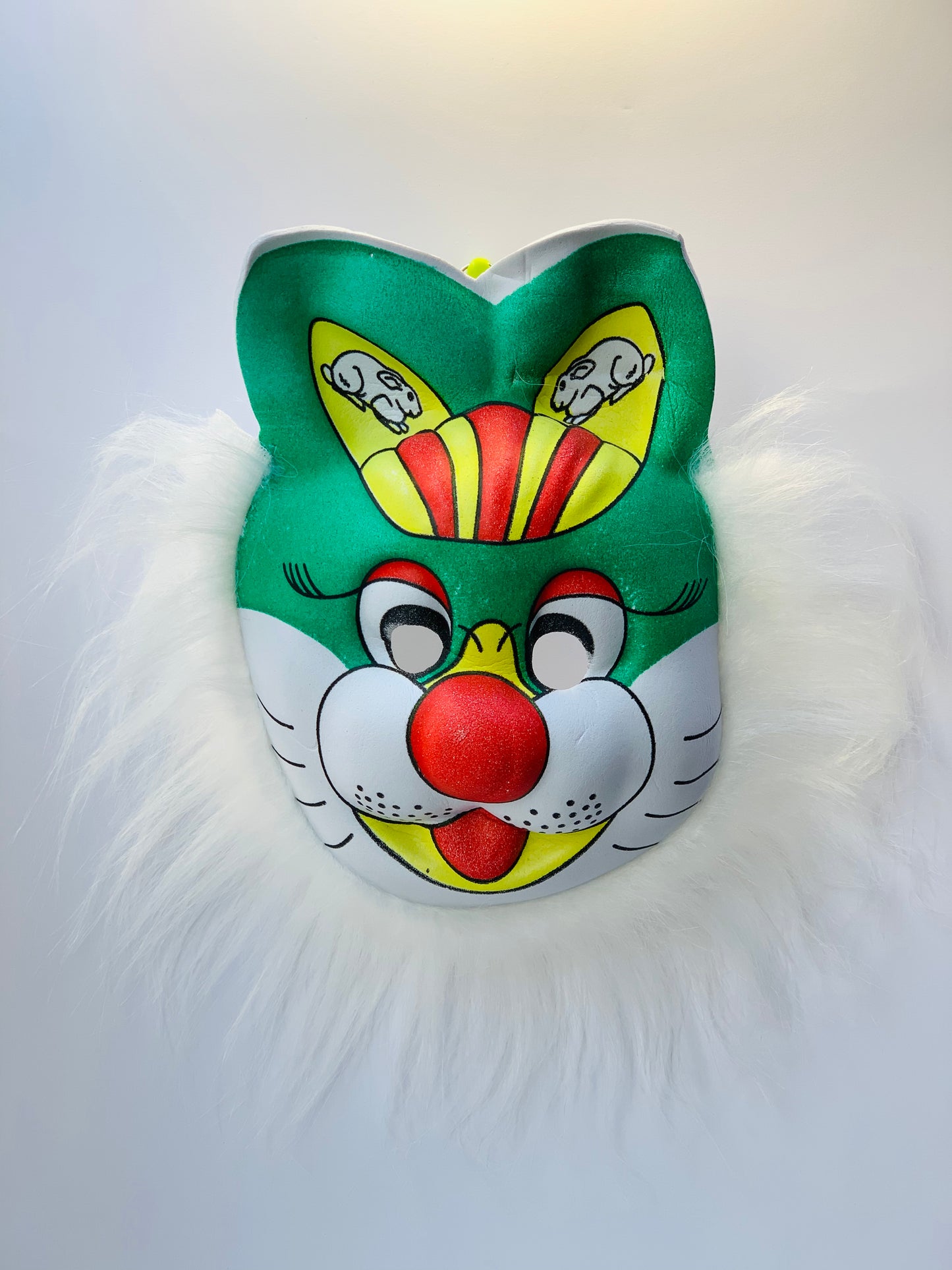 RABBIT MASK WITH HAIR FOR KIDS