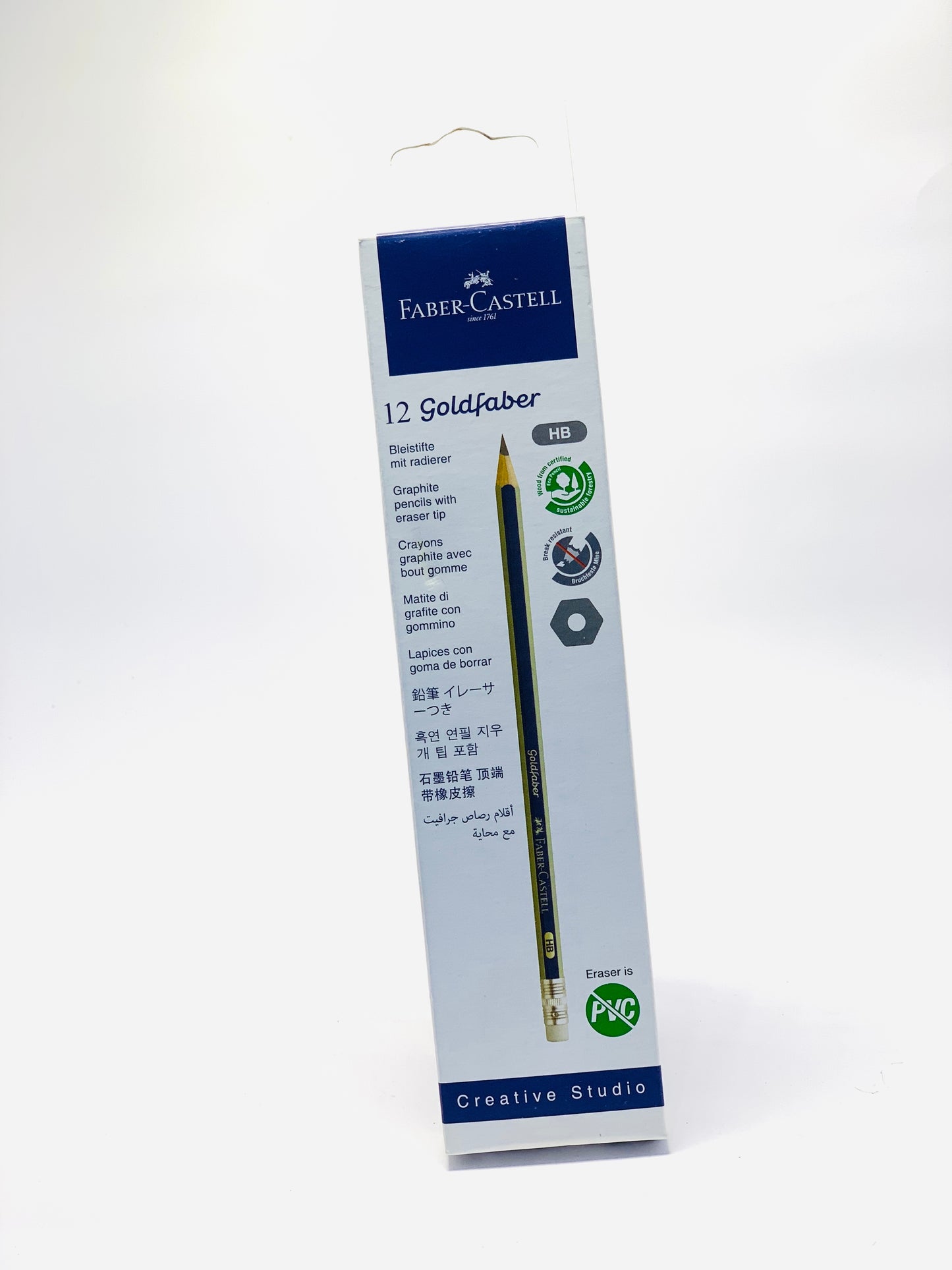 قلم رصاص فابر كاستل 12 جولدفابر اتش بي