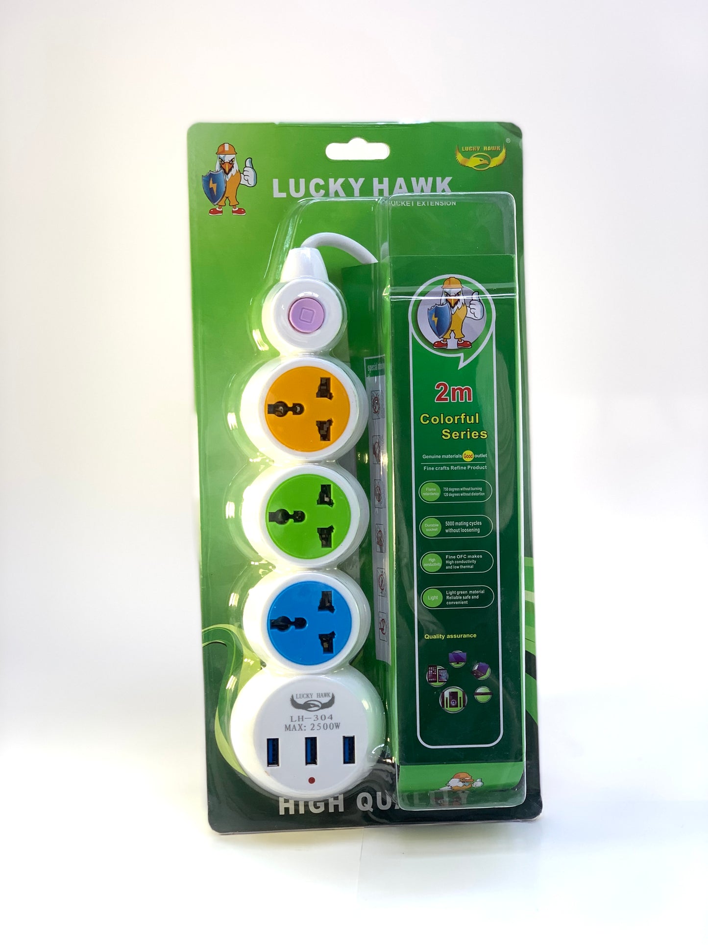LUCKY HAWK 2M 3 SOCKET EXTENSION