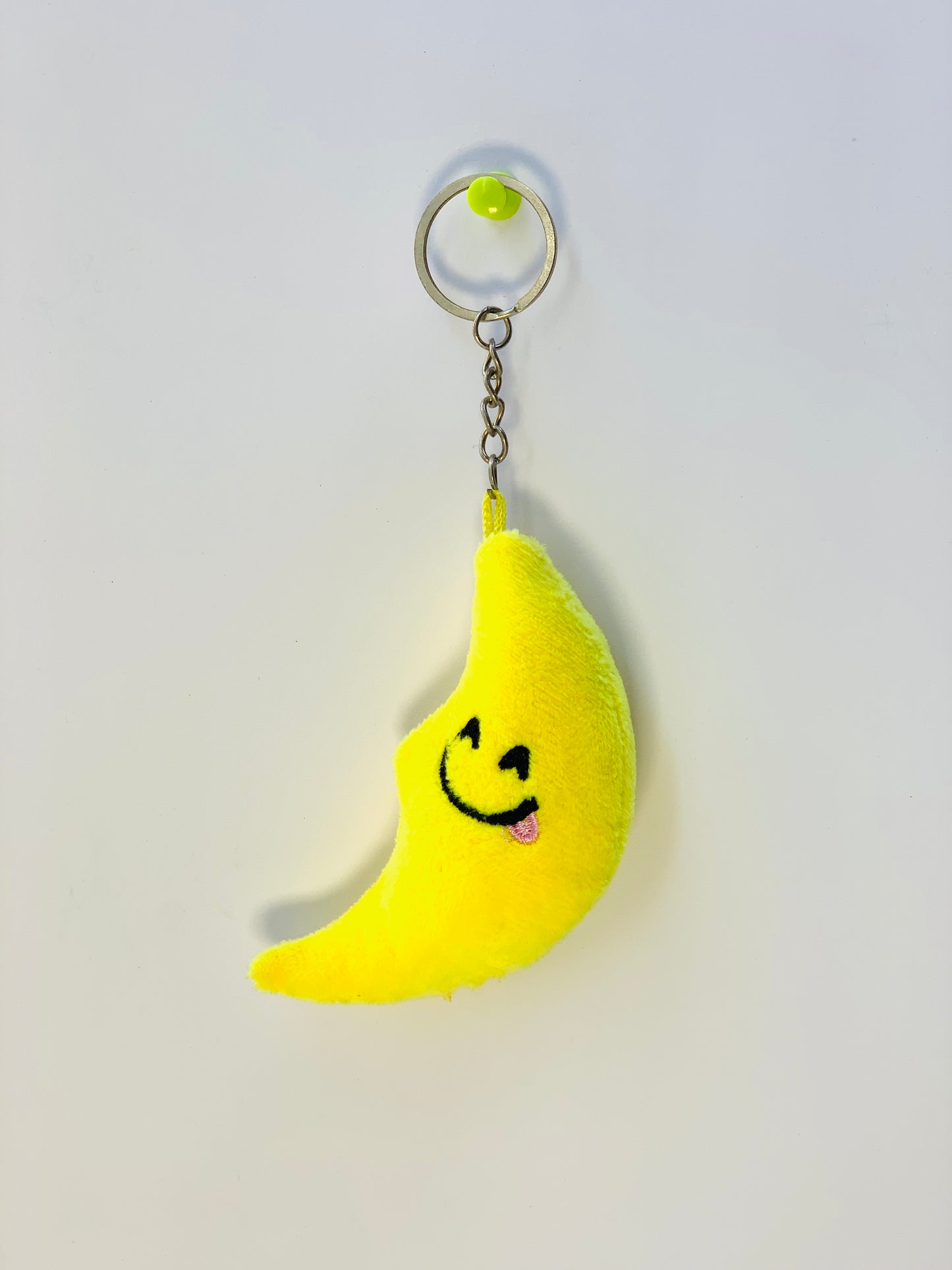 BANANA SPONGE SMILY KEY CHAIN