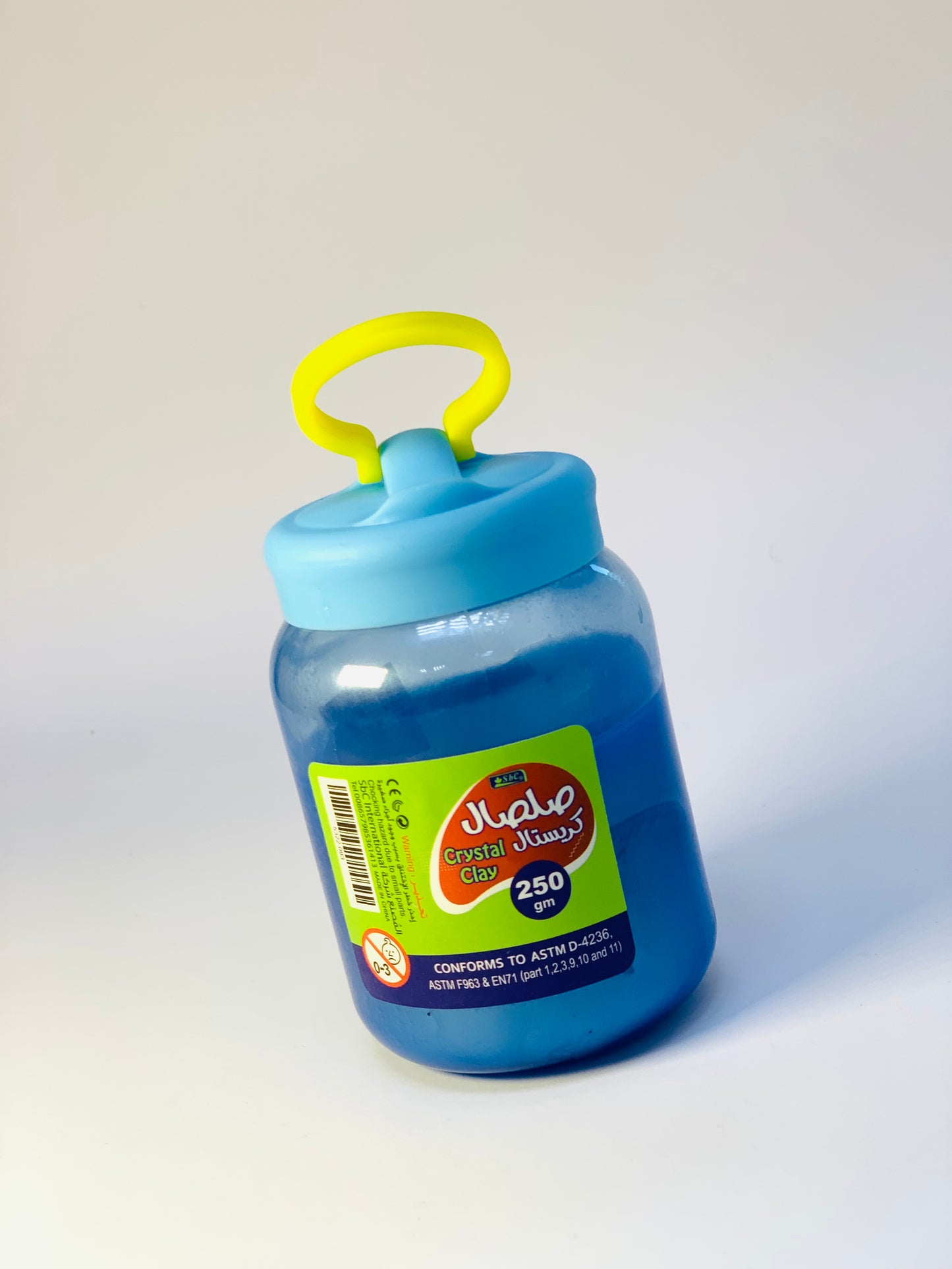 اس بي سي كريستال كلاي 250 جم أزرق