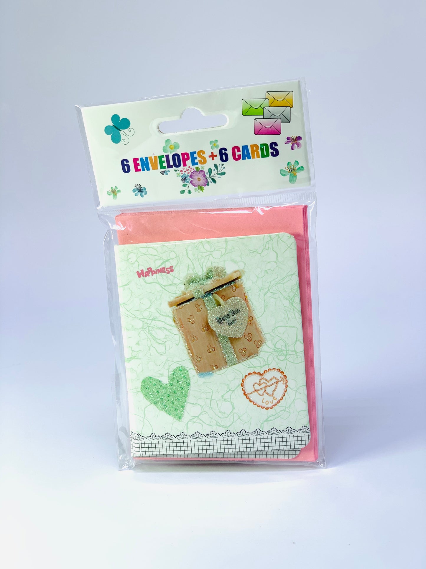 6 ENVELOPES + 6 CARDS