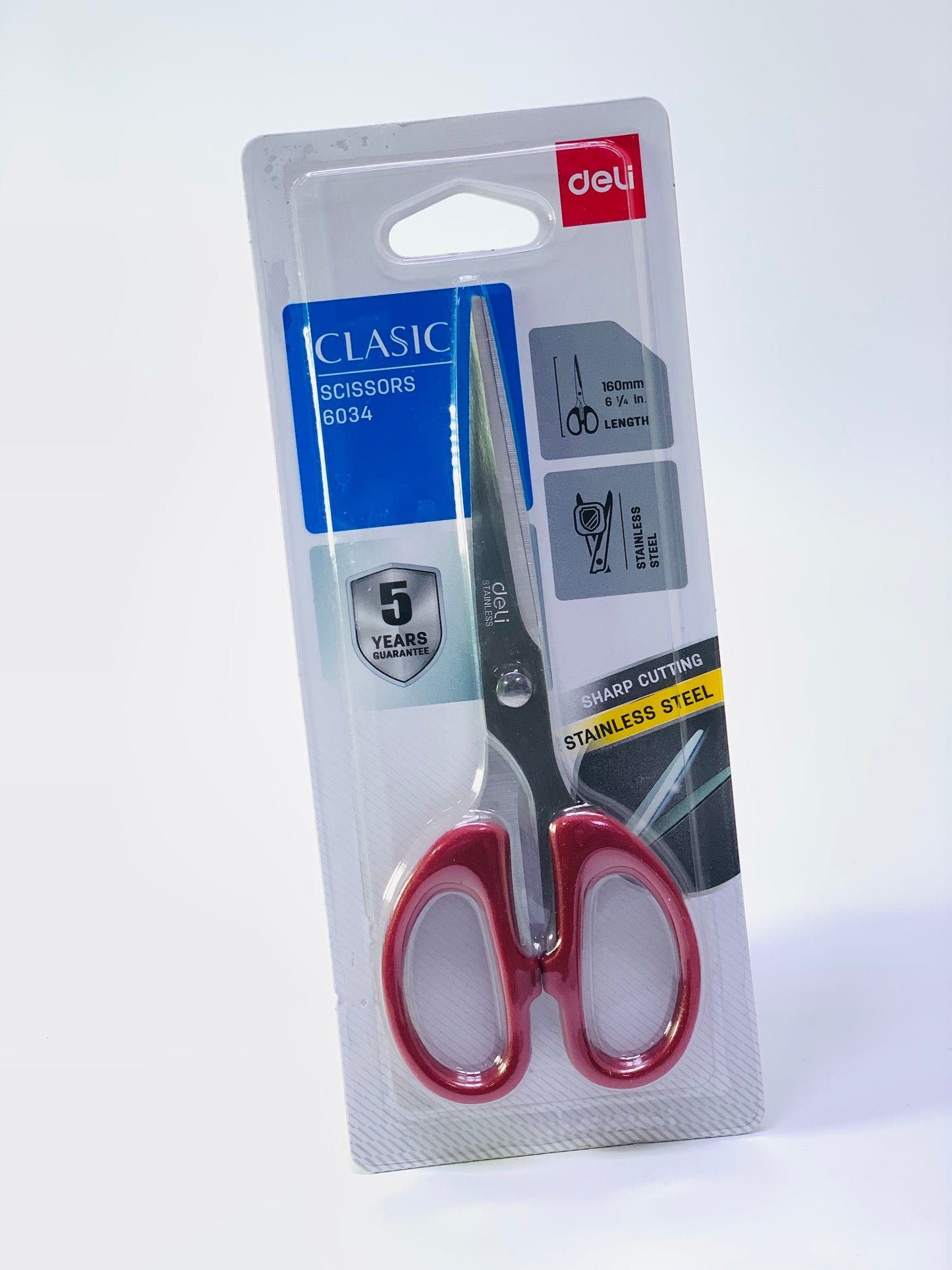 DELI OFFICE SCISSOR 6 1/2 MR