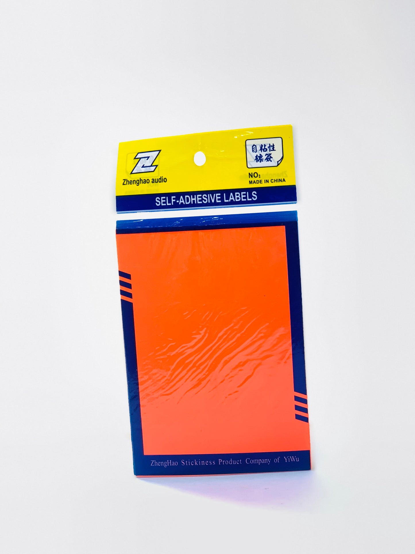 SELF ADHESIVE LABELS ORANGE
