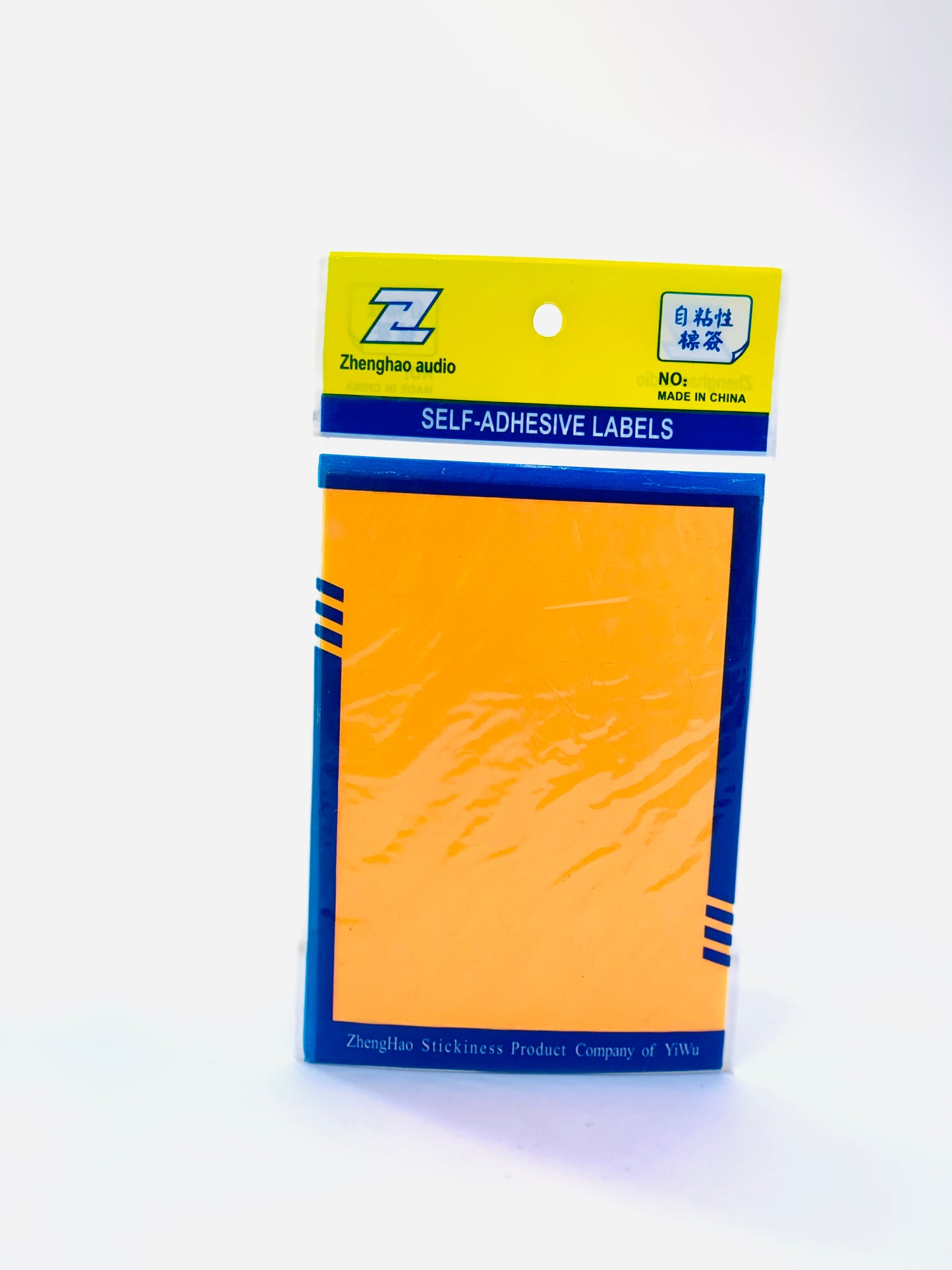 SELD ADHESIVE LABELS ORANGE