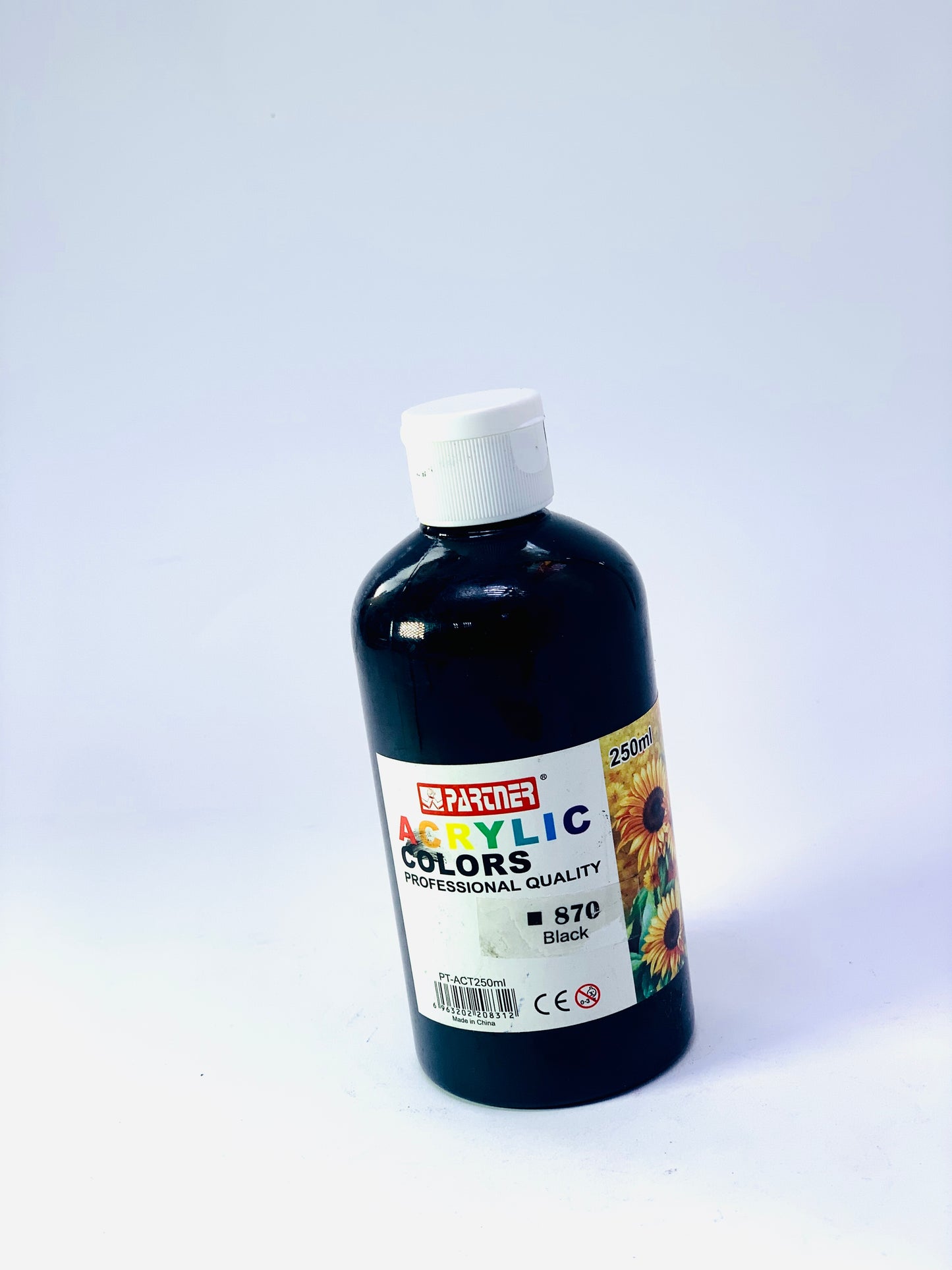 PARTNER ACRYLIC COLOR BLACK 250ML
