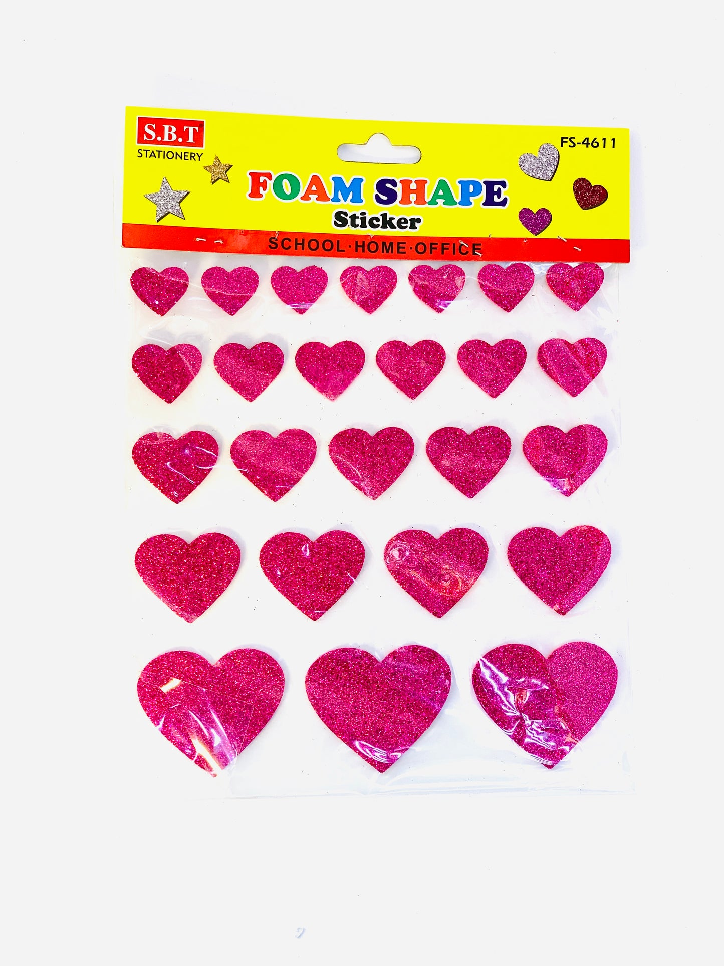 HEART GLITTER STICKER