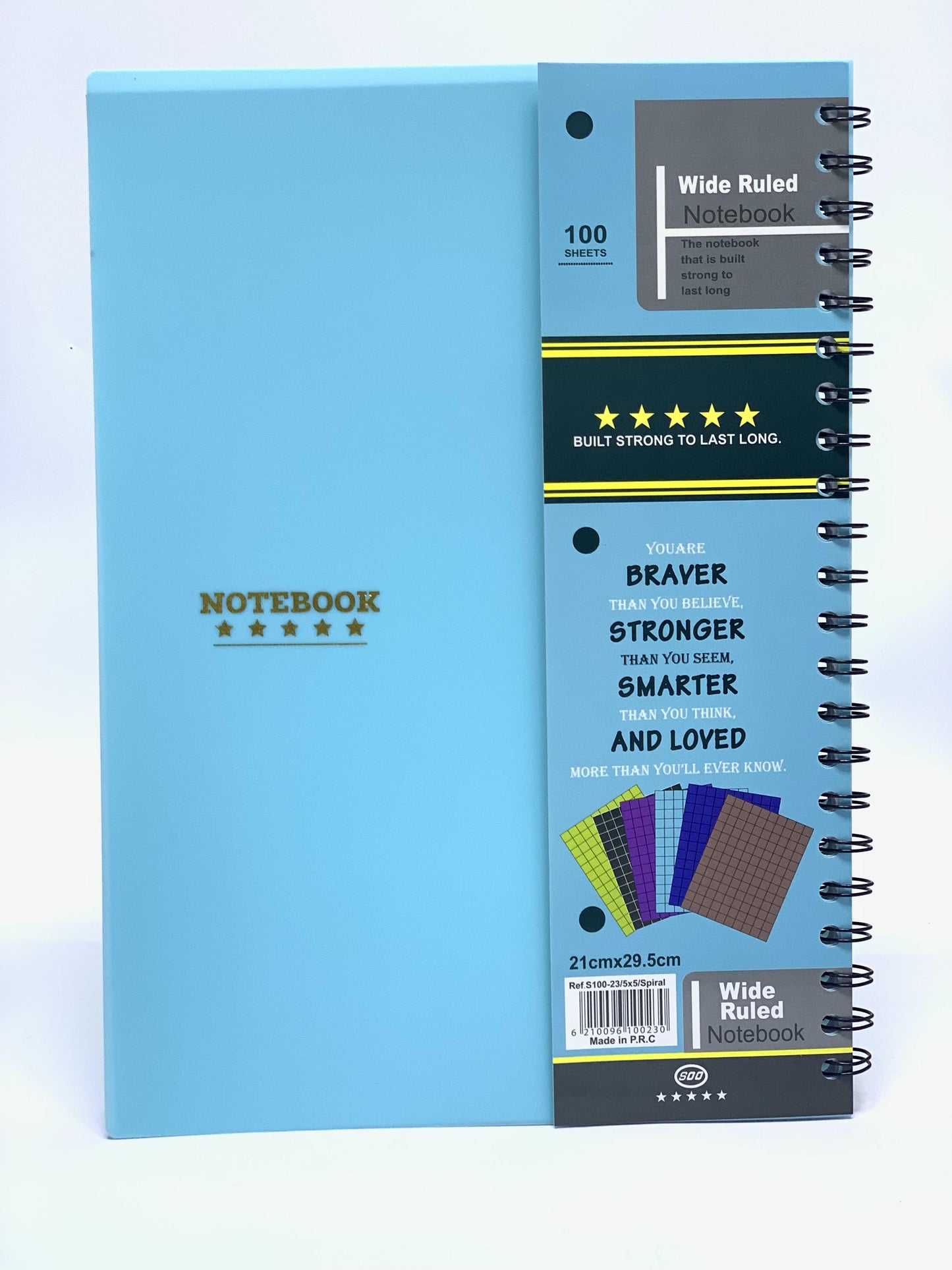 A4 SPIRAL 5 MM NOTE BOOK 100 SHEETS