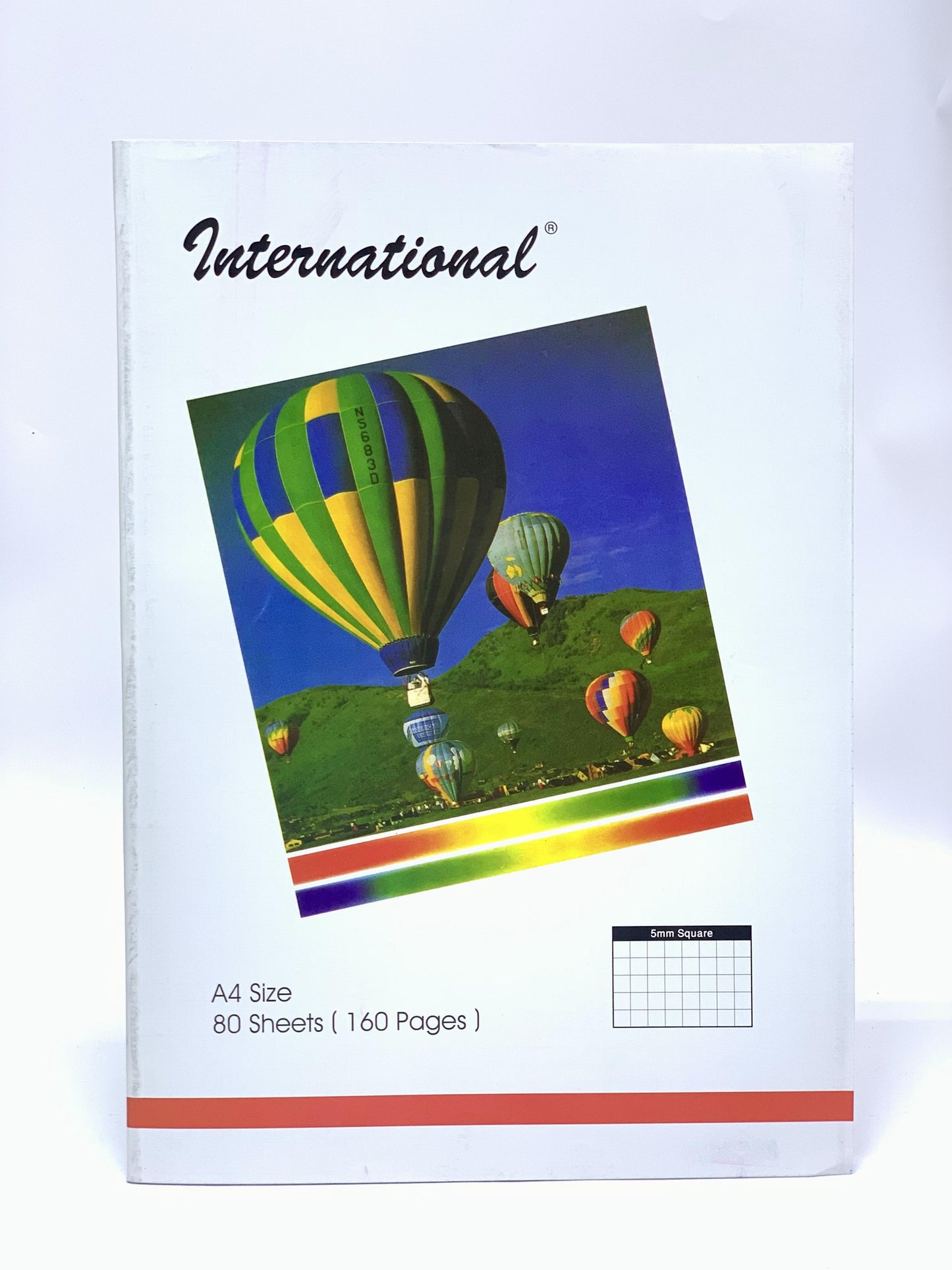A4 5 MM SQUARE NOTE BOOK 80 SHEETS