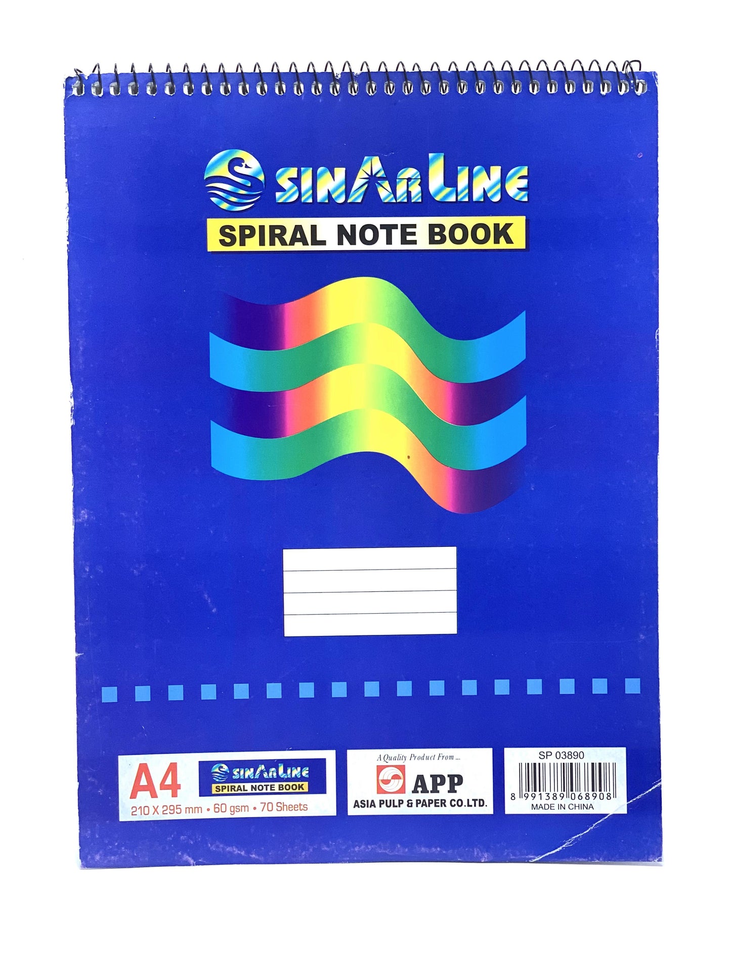 A4 SPIRAL 5 MM NOTE BOOK 70 SHEETS