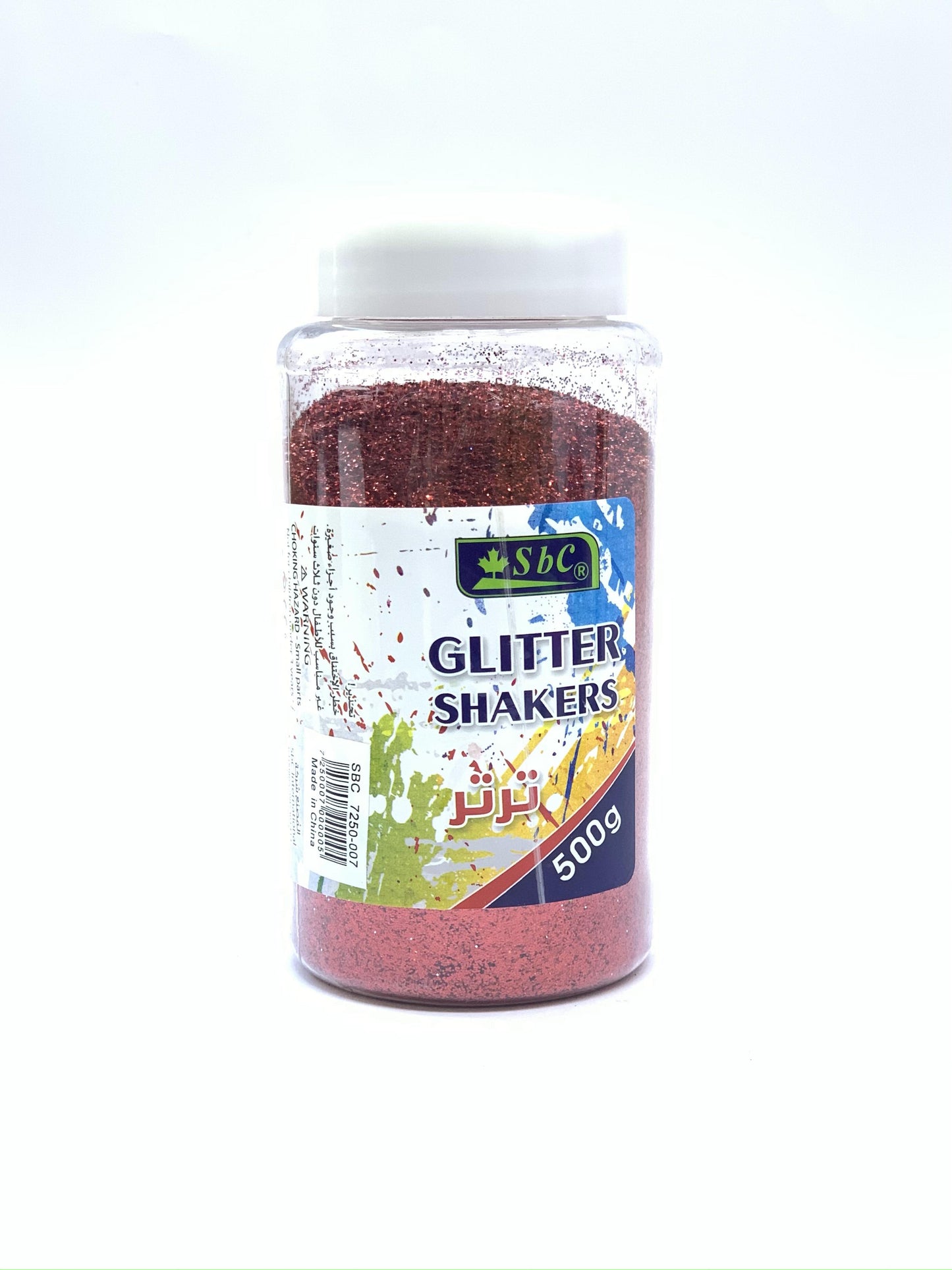 RED SHAKERS GLITTER 500G