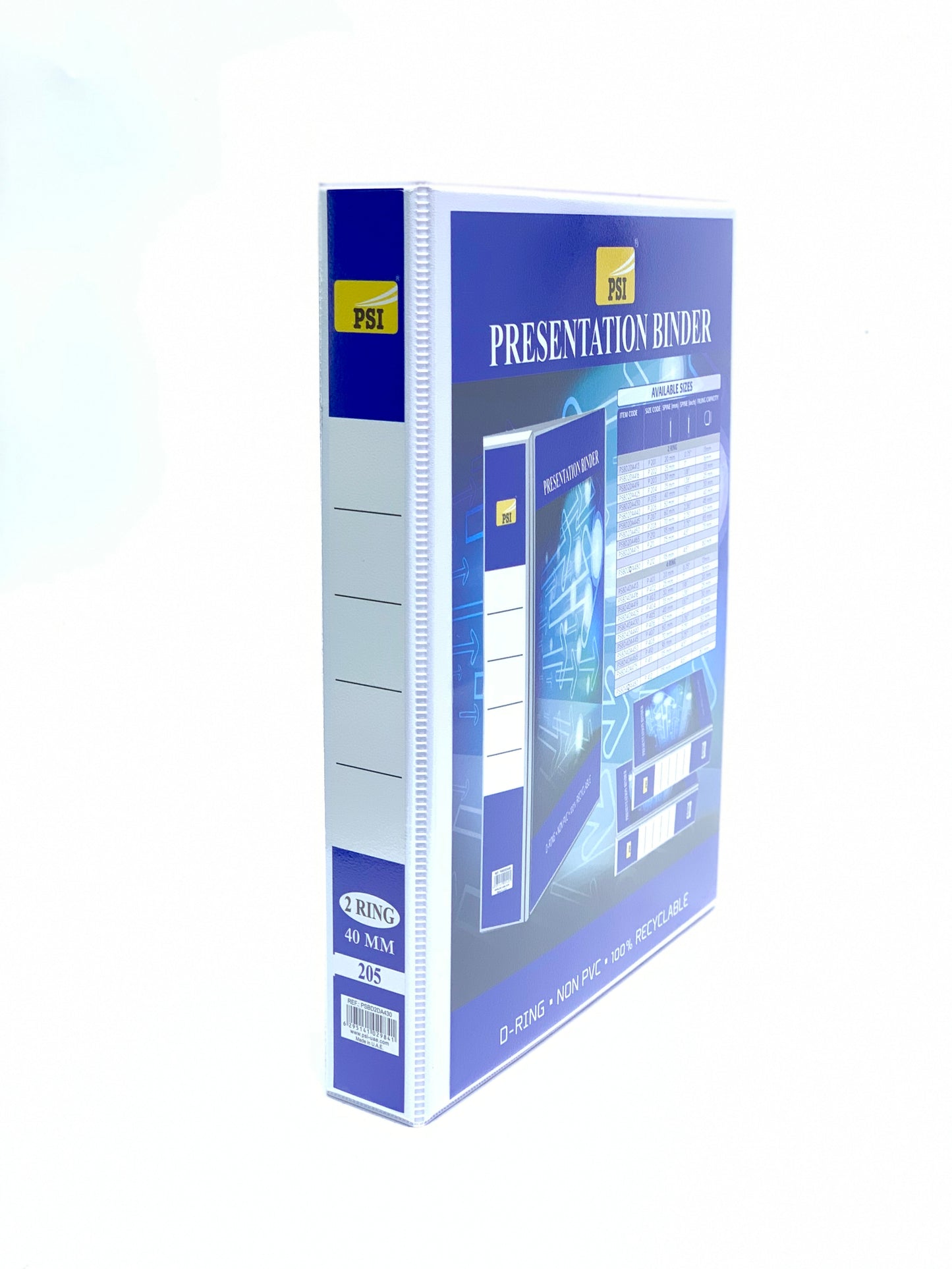 PSI PRESENTATION RING BINDER 40 MM 2 RING (205)