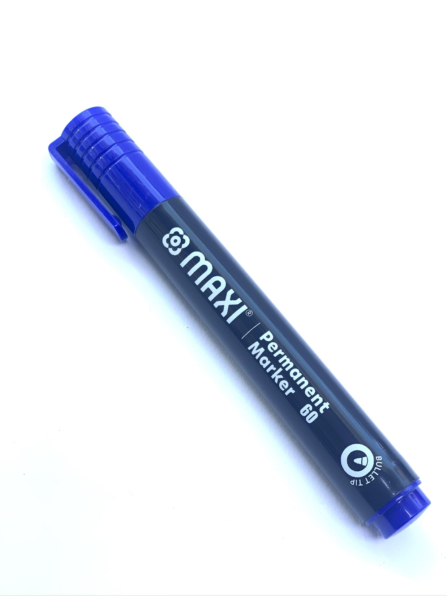 MAXI PERMANENT MARKER BLUE BULLET TIP
