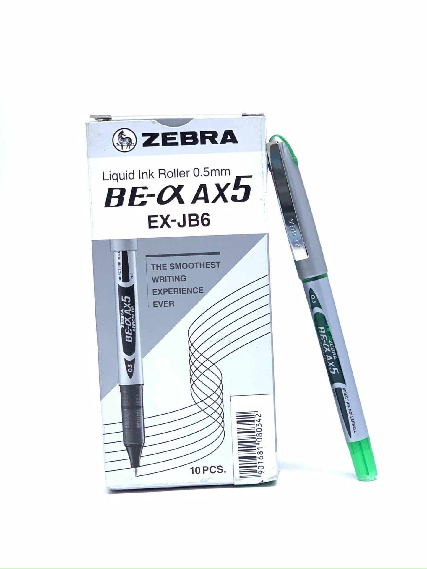 Zebra Bex-ax5 Ball Pen 0.5 pack of 10 (green)