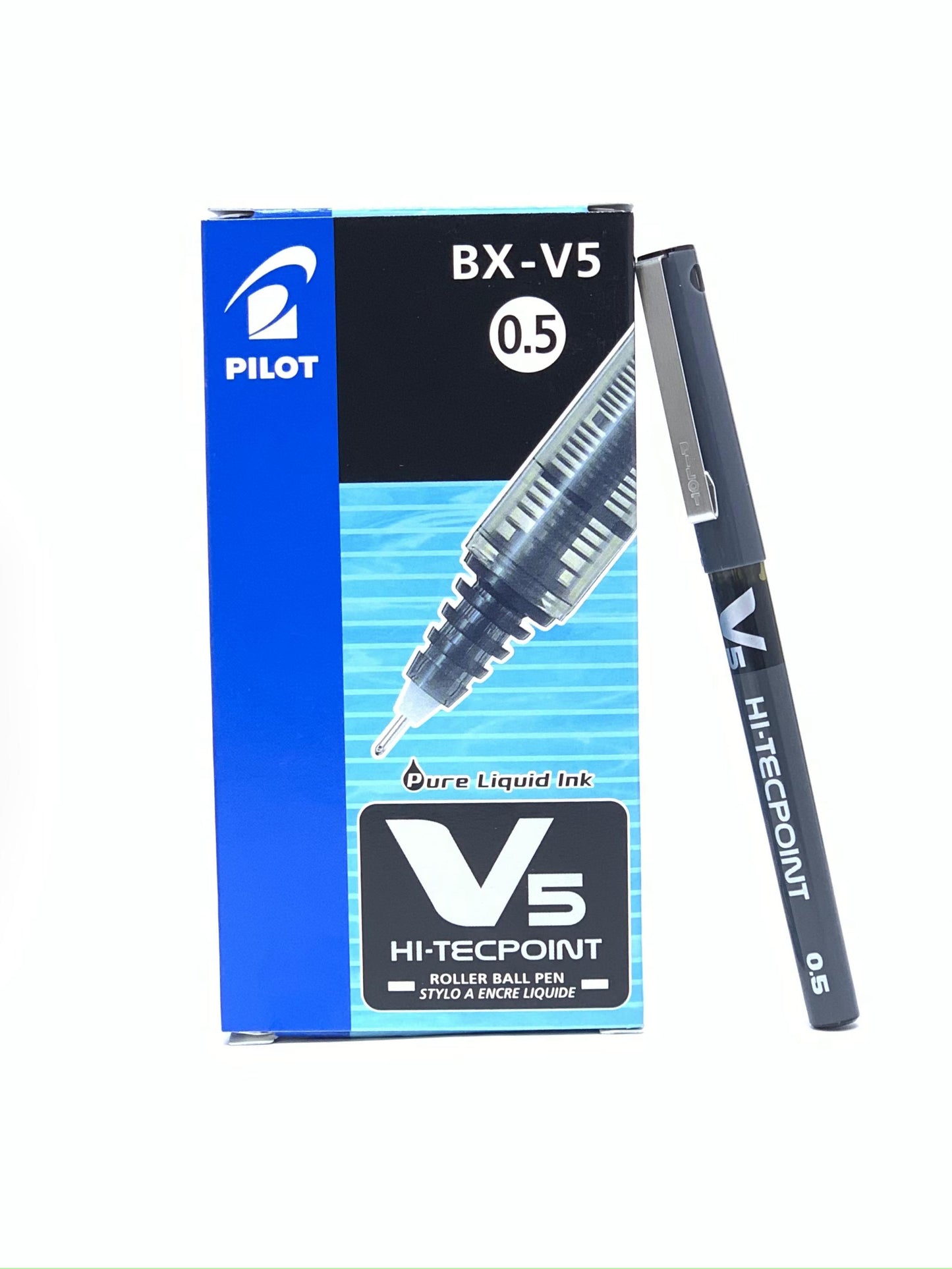 PILOT BX -V5 0.5 MM BLACK PACK OF 12