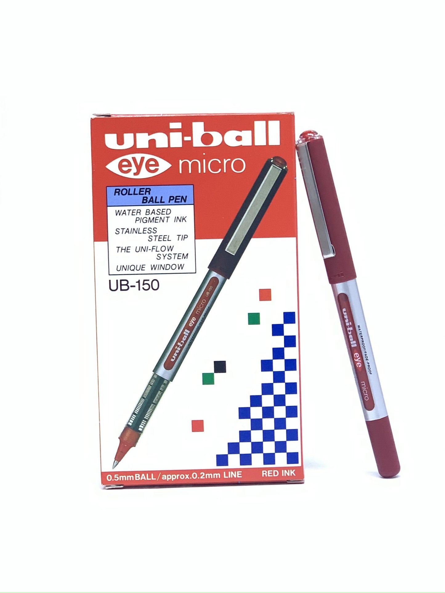 UNI BALL EYE MICRO UB-150 RED PACK OF 12