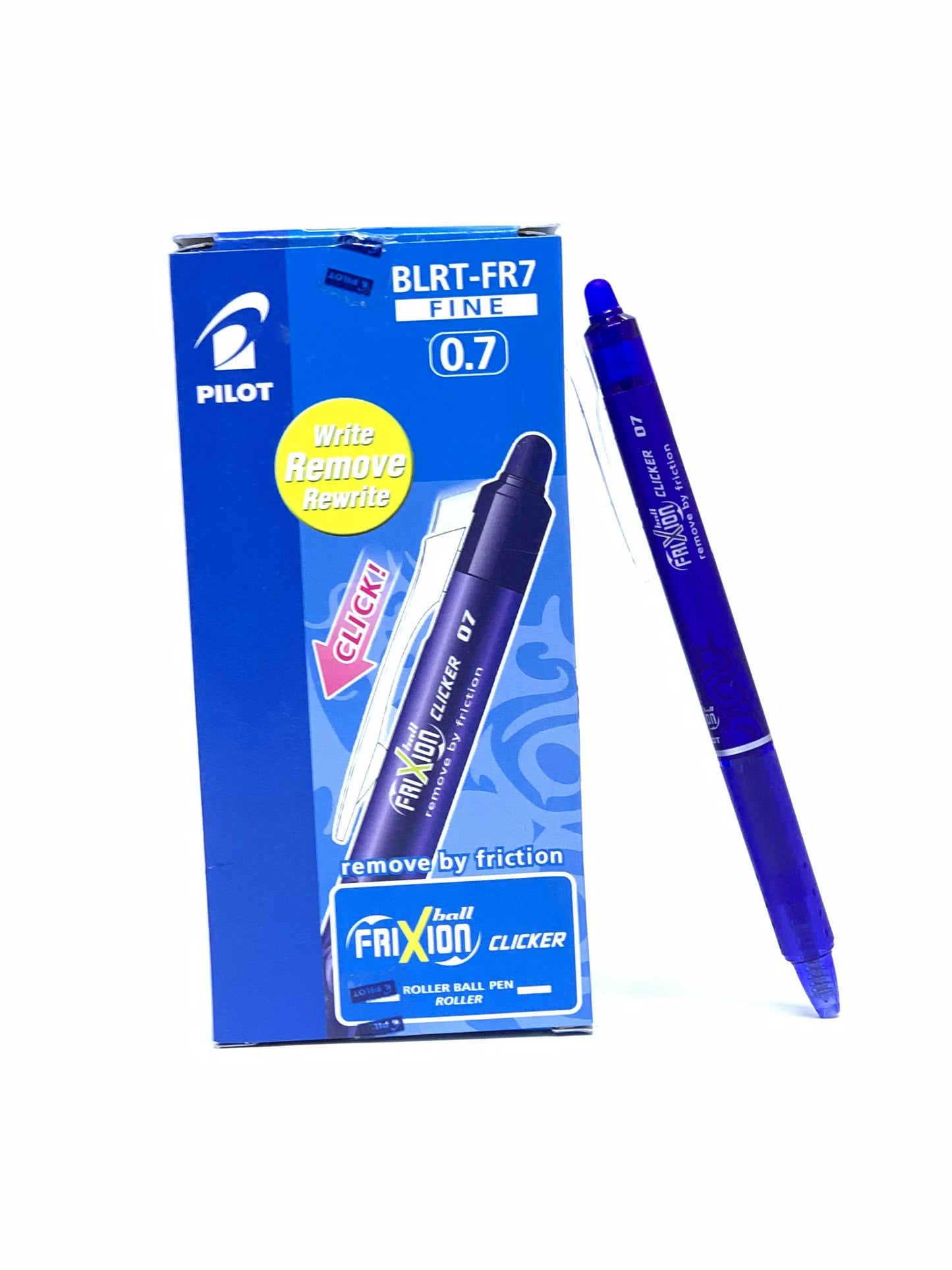 Pilot Pen clicker Frixion Erasable Rollerball Pen pack of 12