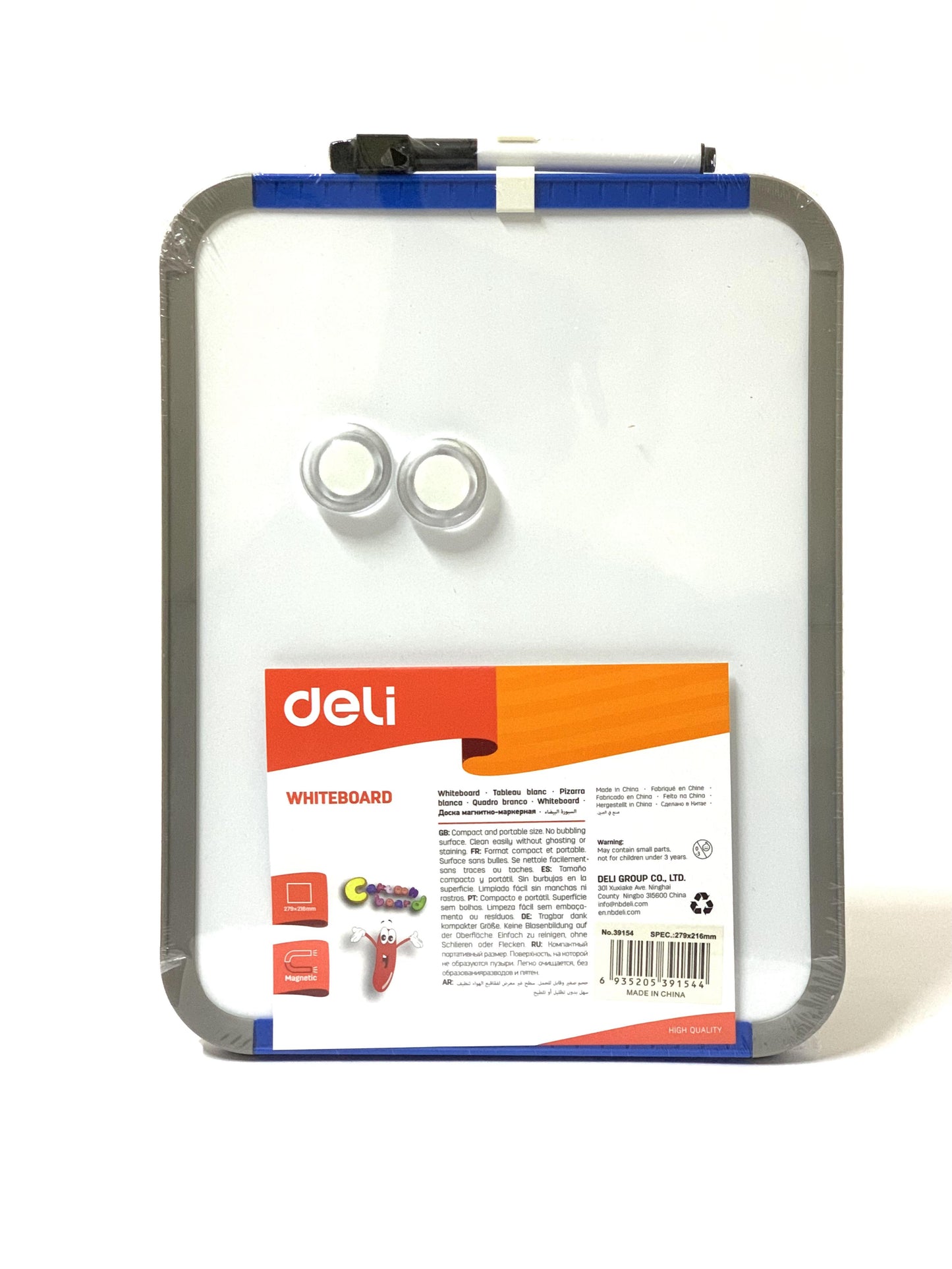 DELI WHITEBOARD 279X216MM