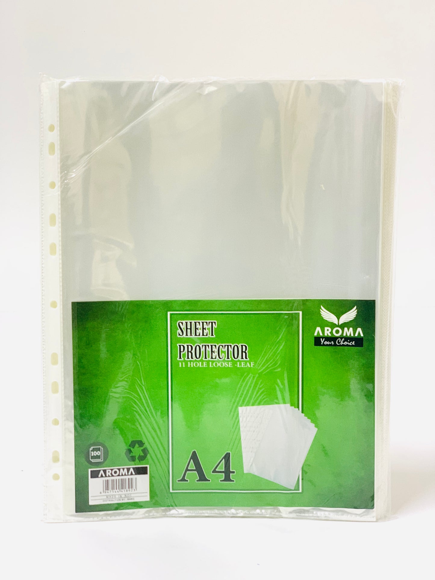 AROMA SHEET PROTECTOR A4 40 MIC 100PCS
