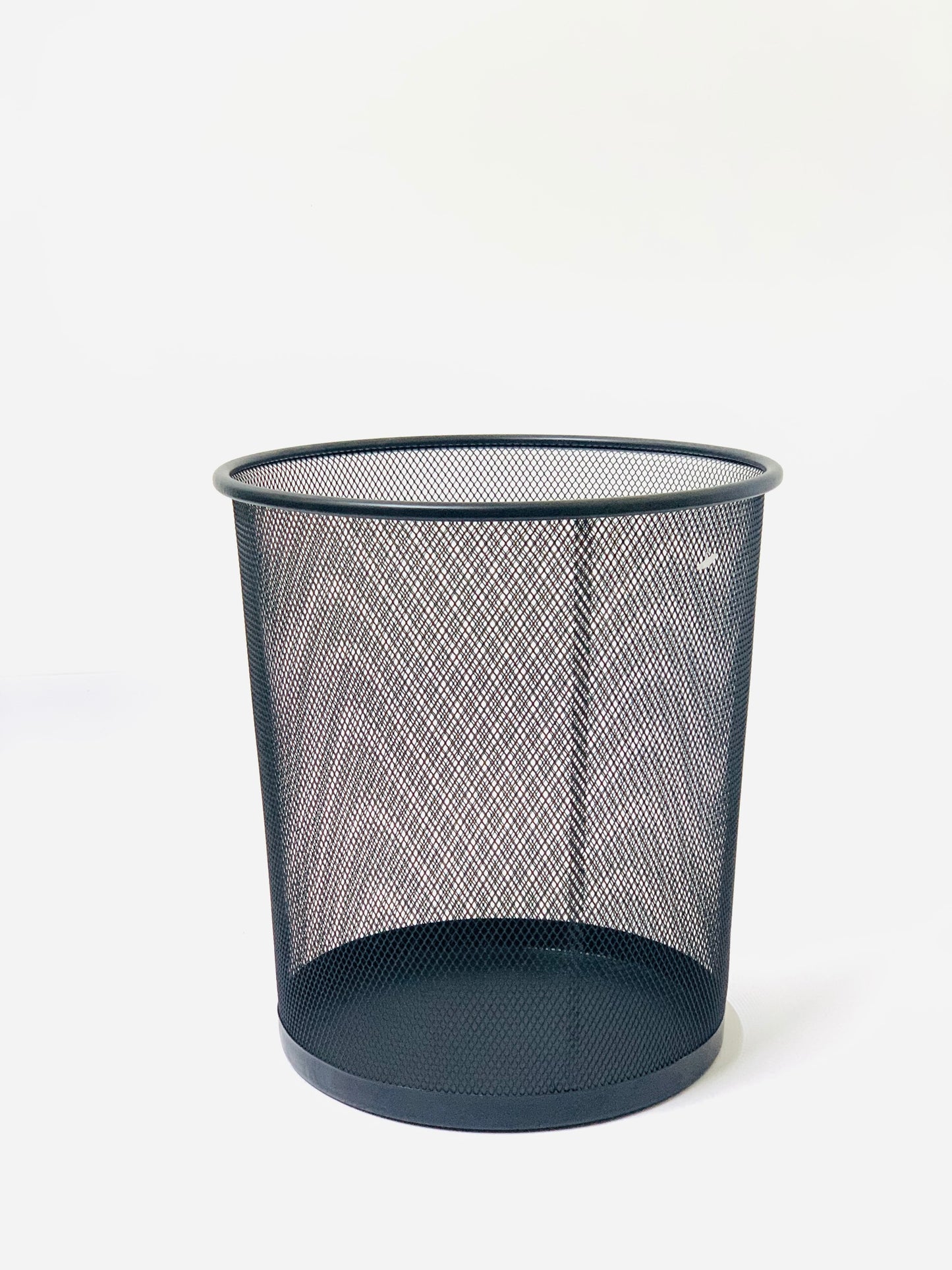 Partner Metal Mesh Waste Bin Round BIG Black