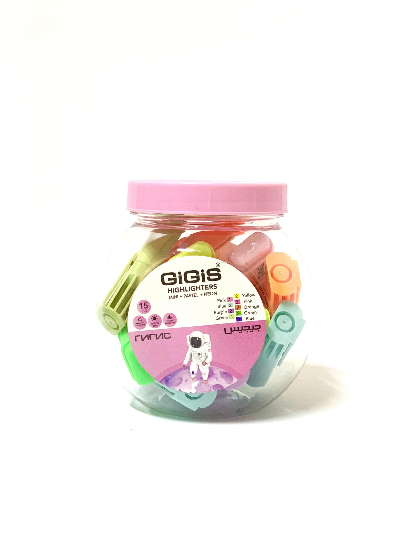 GIGIS HIGHLIGHTERS FULL BOX 15PCS