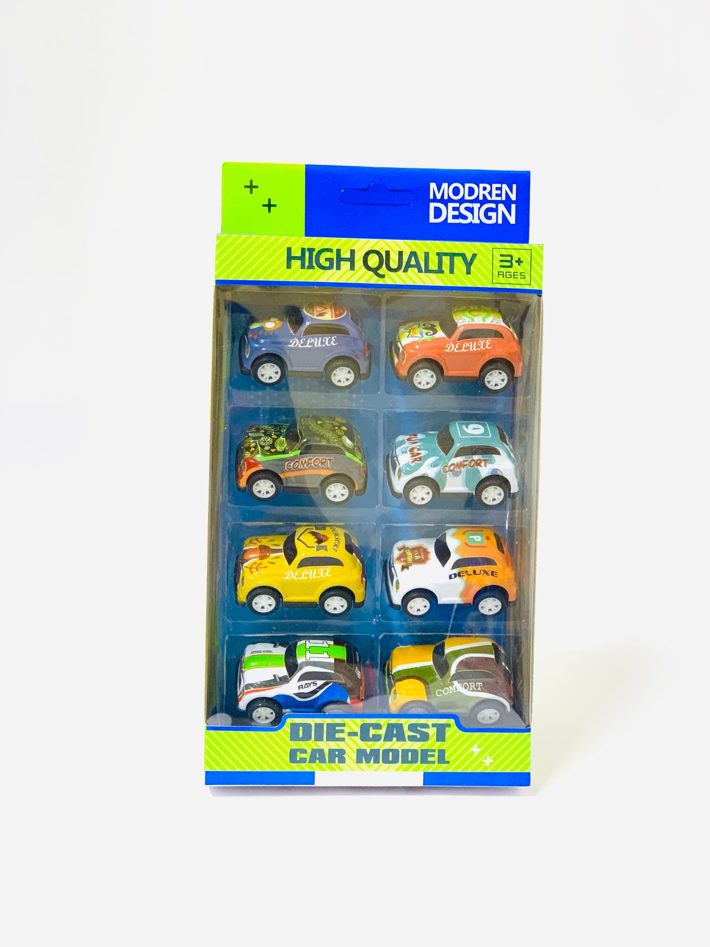 MODREN DESIGN HIGH QUALITY CARS PACK 8PCS