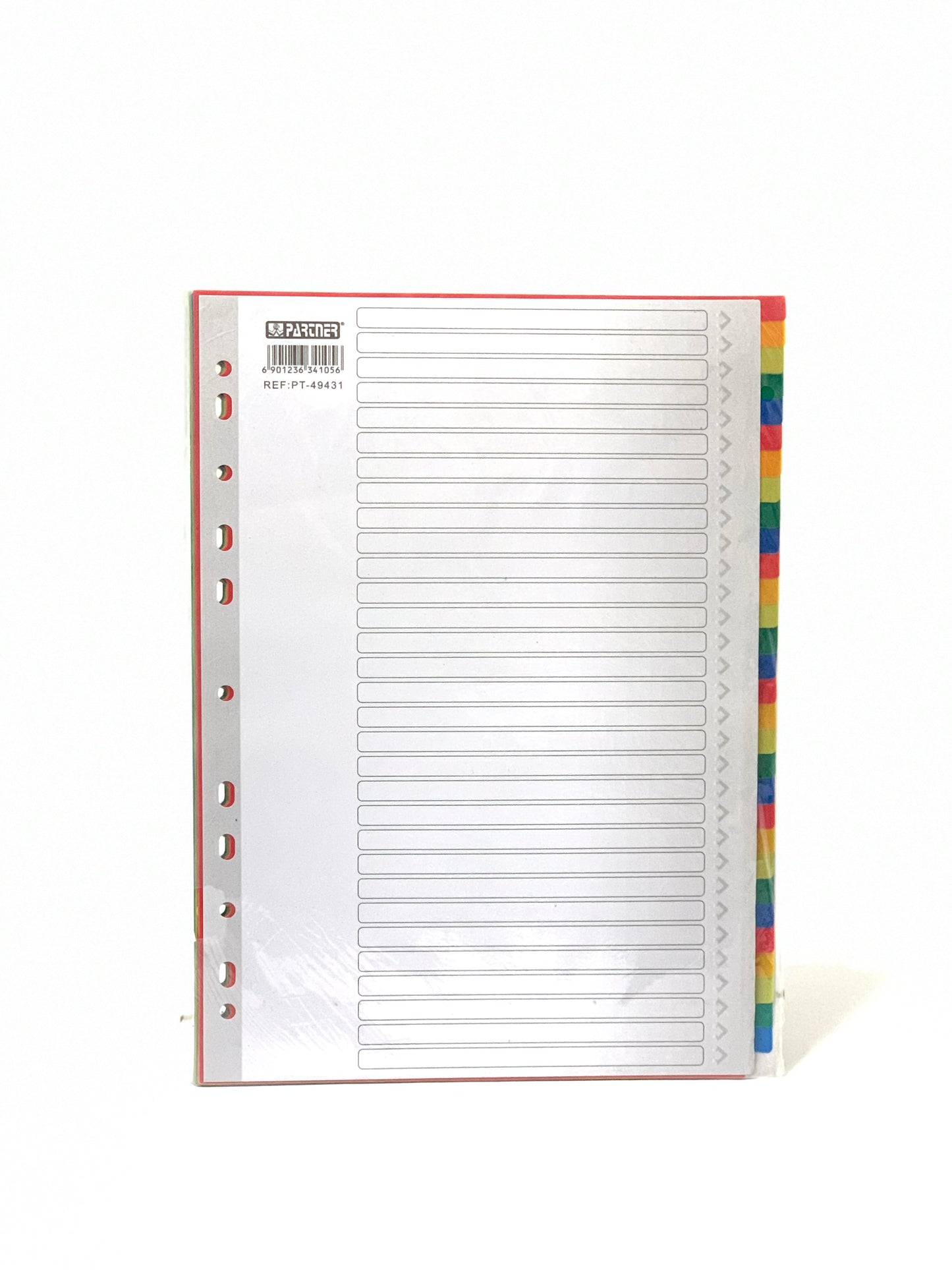 مقسم 1-31 بدون رقم اللون Pvc A4