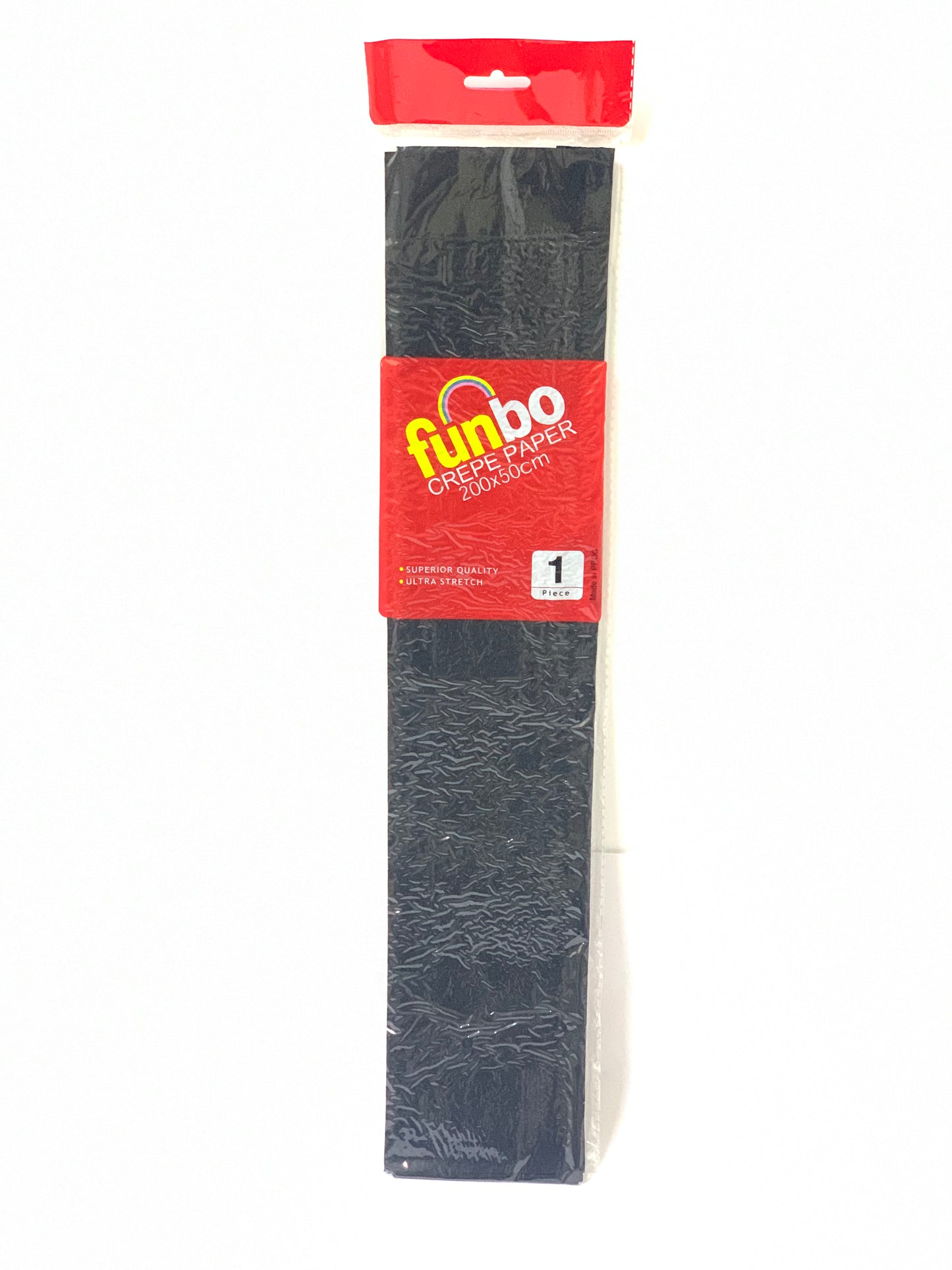 CREPE PAPER BALCK COLOUR